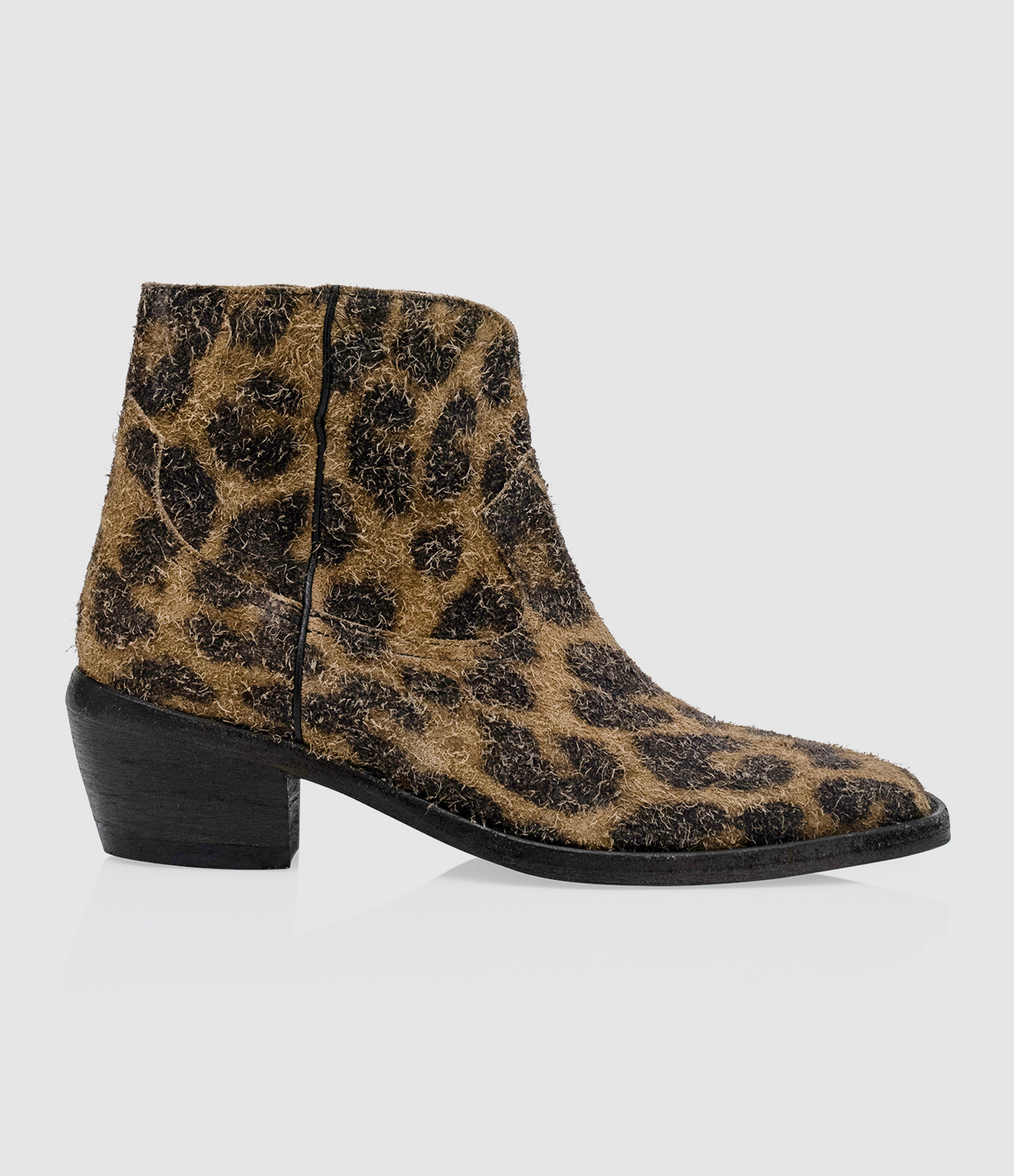 Bottines Vivienne Cuir Suédé Léo Vintage