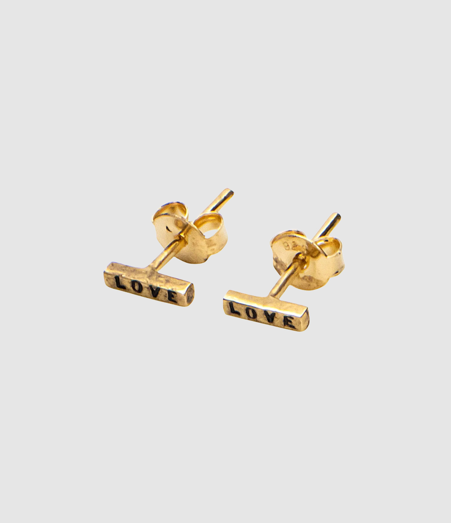 Boucles d'oreilles Love Vermeil