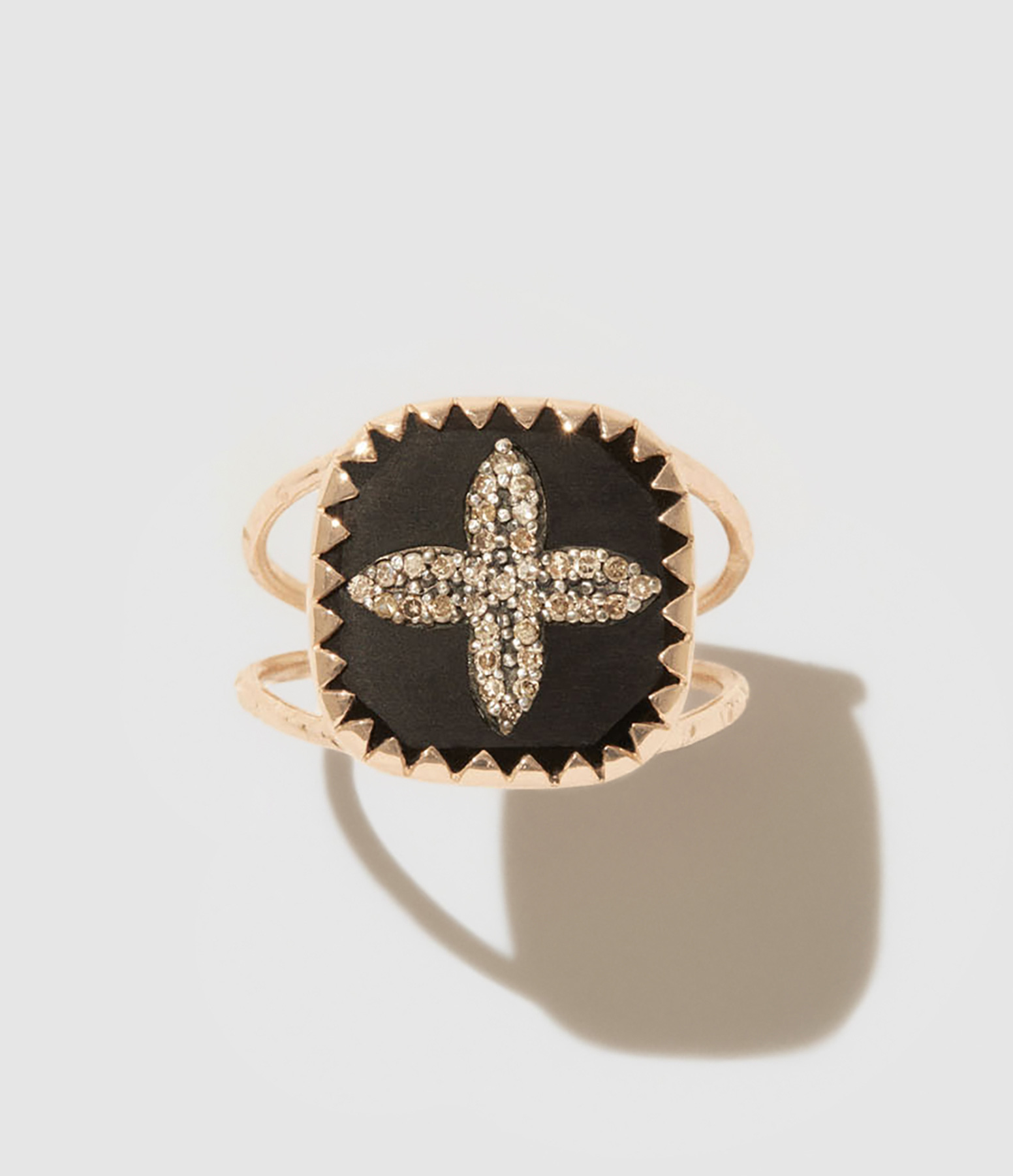 Bague Bowie n°2 Diamant Noir