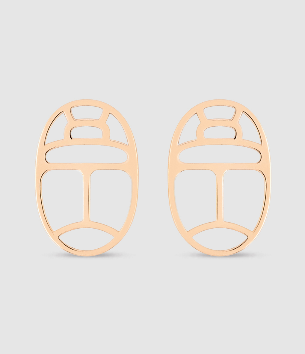 Boucles d'oreilles Wish Puces Or Rose