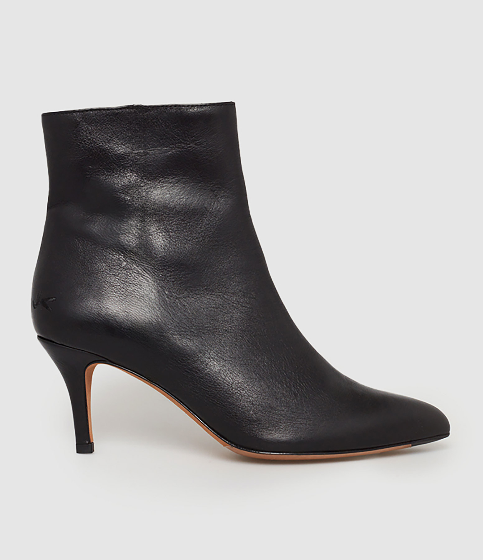 Bottines Boye 70 Cuir Mat Noir