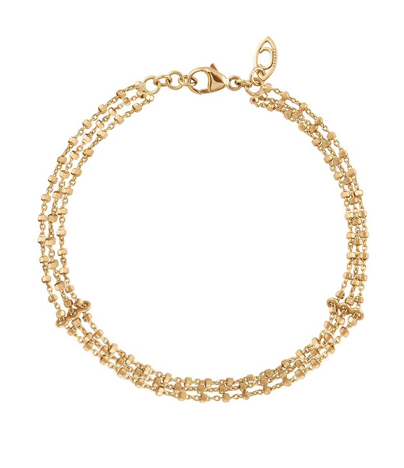 Bracelet 3 Chaînes Diamantée