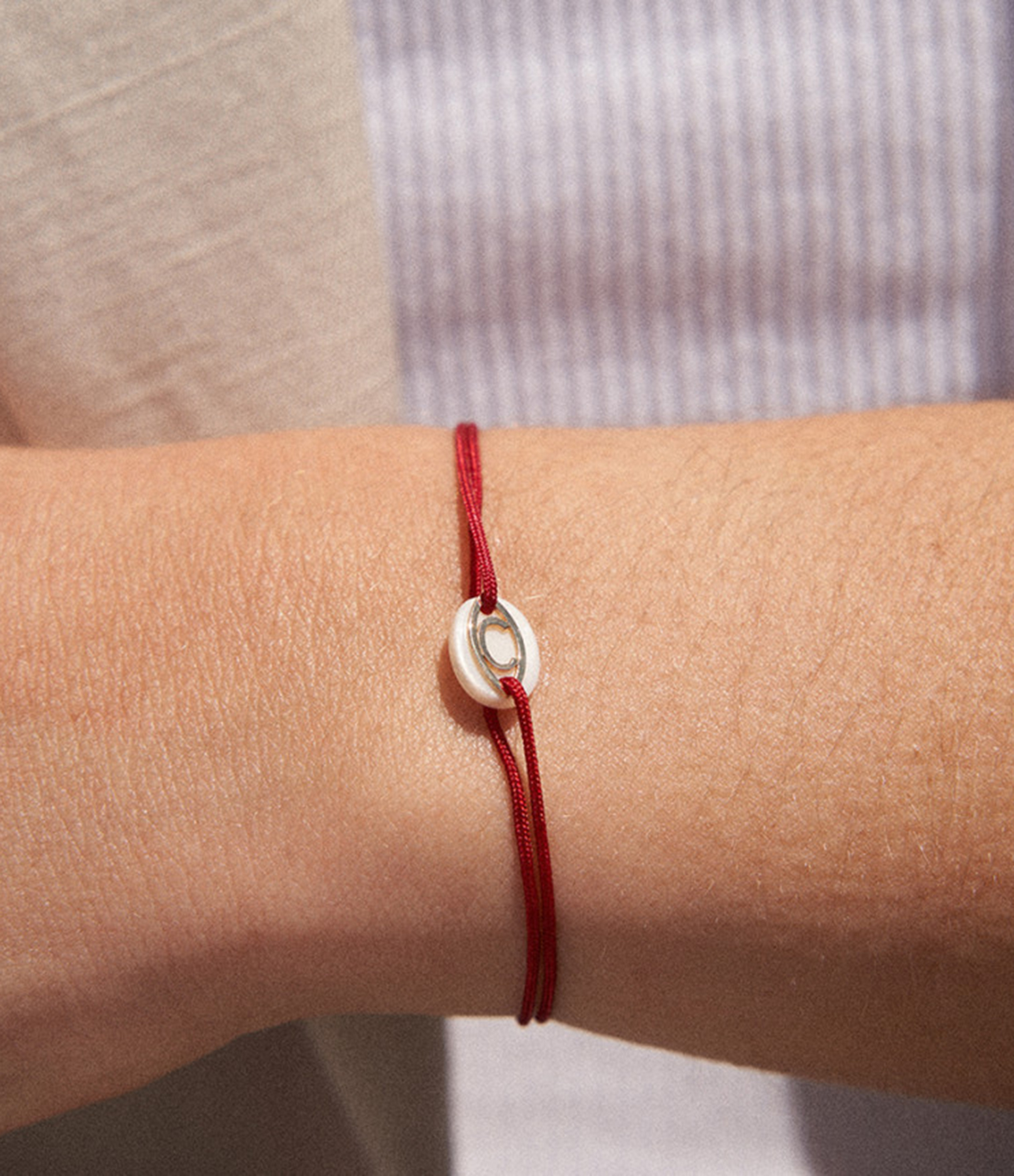 Bracelet Cordon Iris Or Jaune