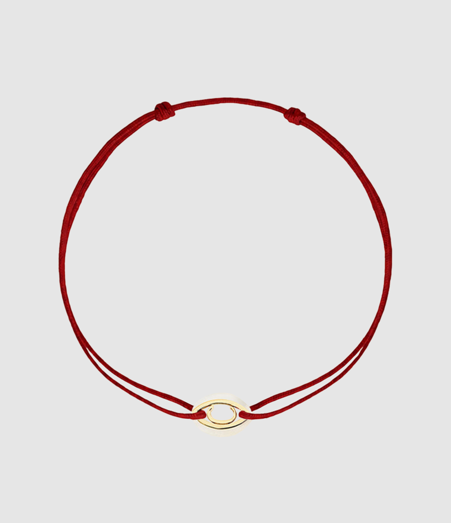 Bracelet Cordon Iris Or Jaune