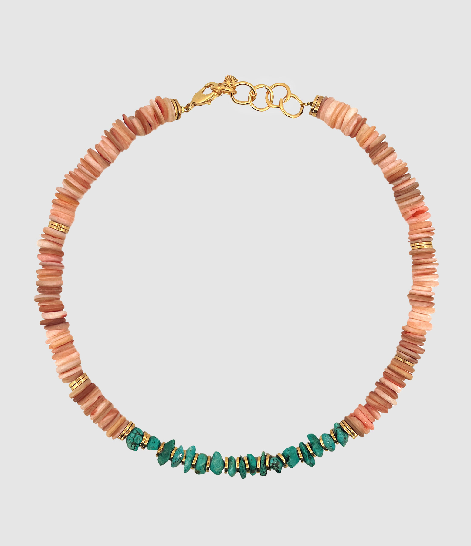 Collier Brazilia Rose Pâle
