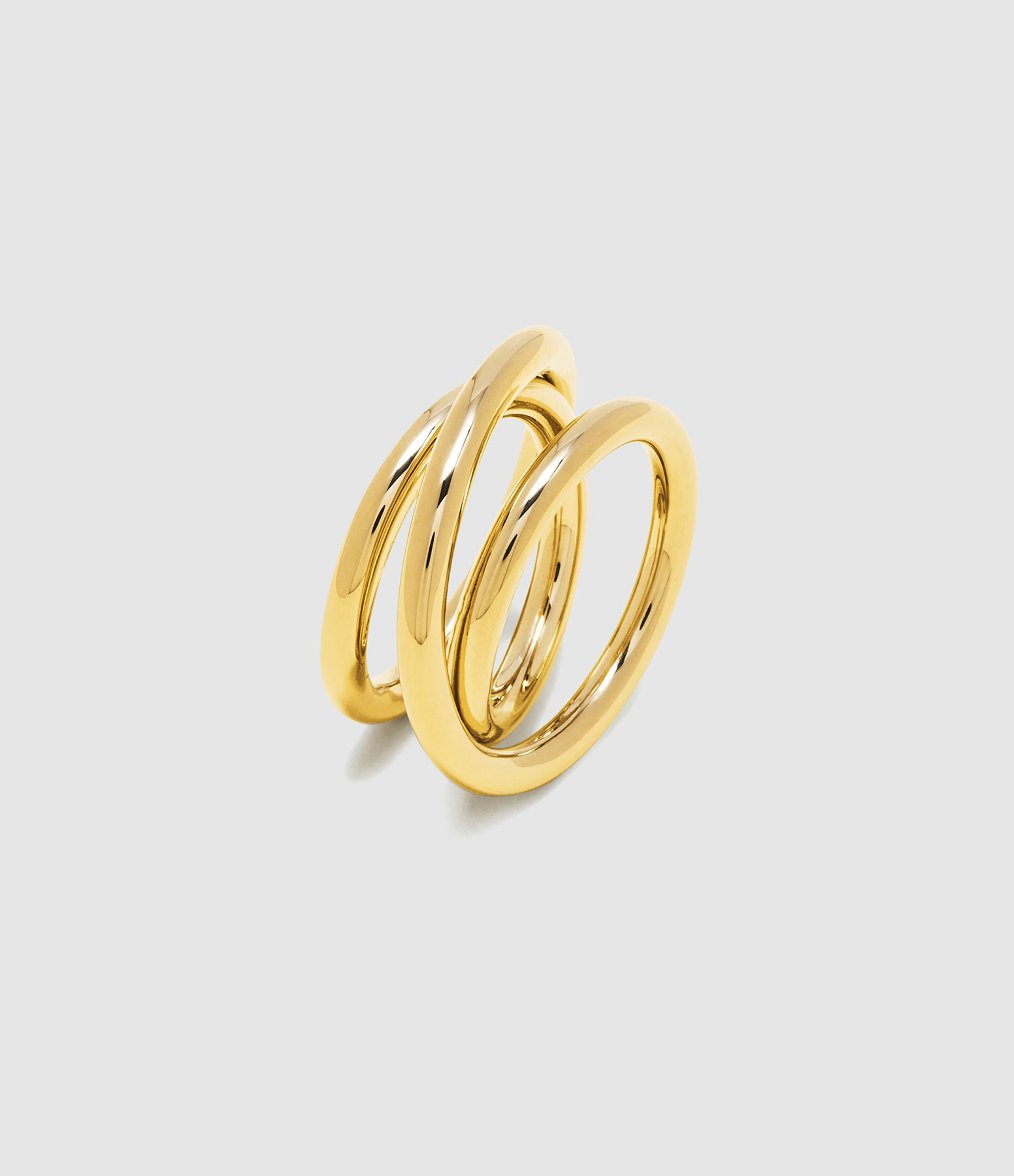 Bague Triple Spirale 3.0 Vermeil