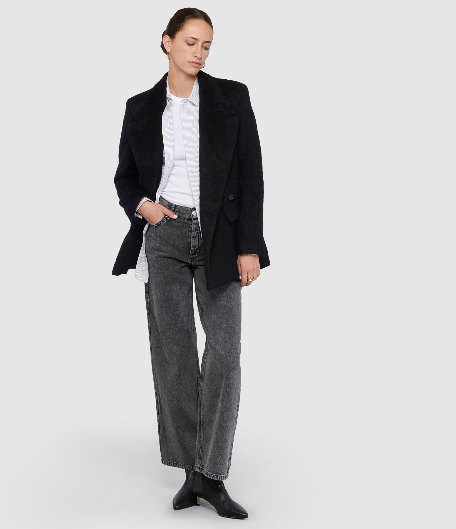 Jean Vinola Washed Black