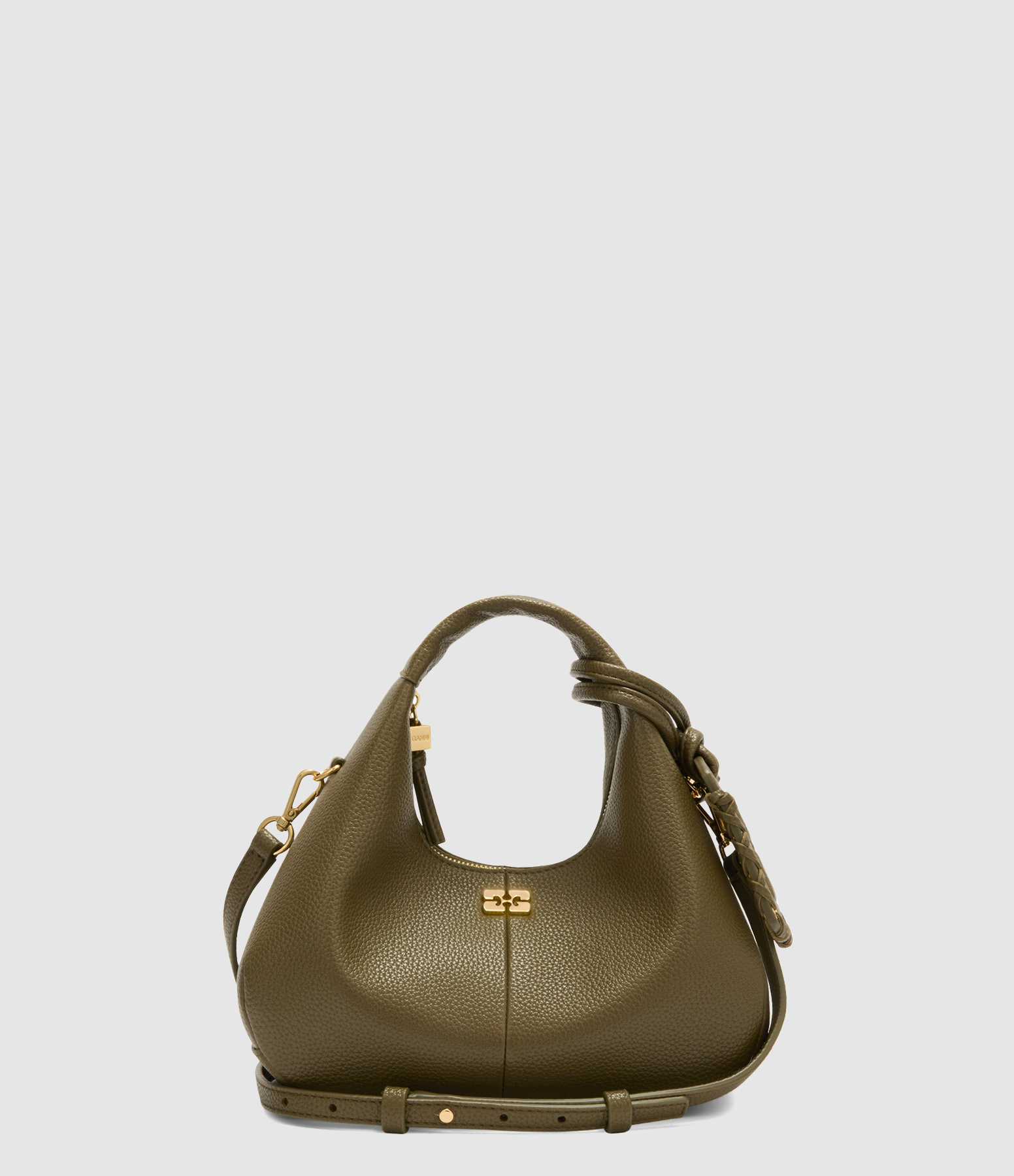 Sac Hobo Mini Grained Military Olive