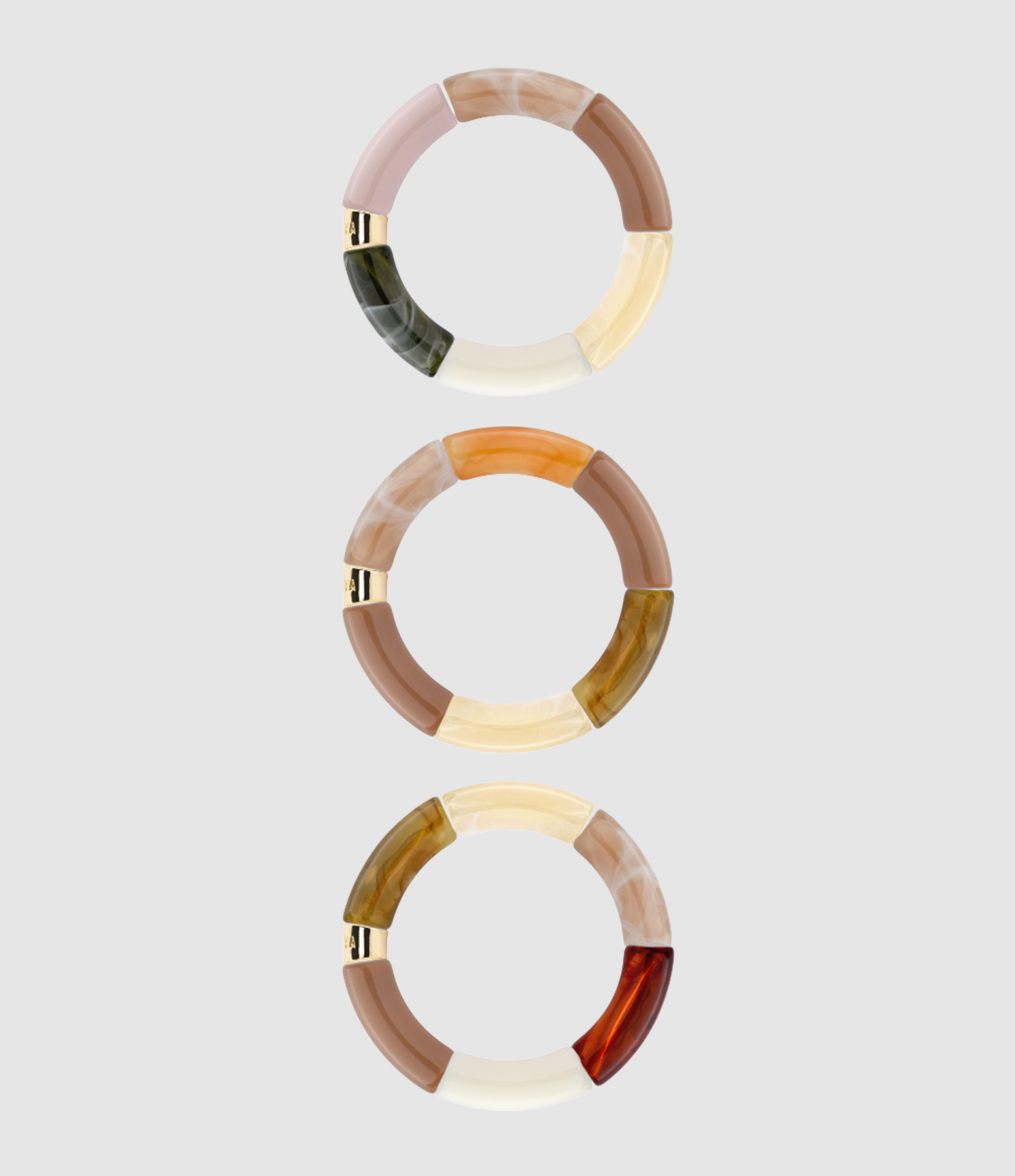 Bracelets Trio Cafe Beige