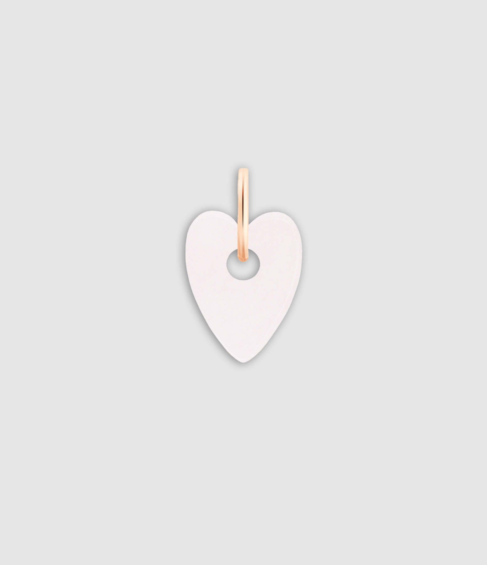 Pendentif Angèle Mini Quartz Rose Or Rose
