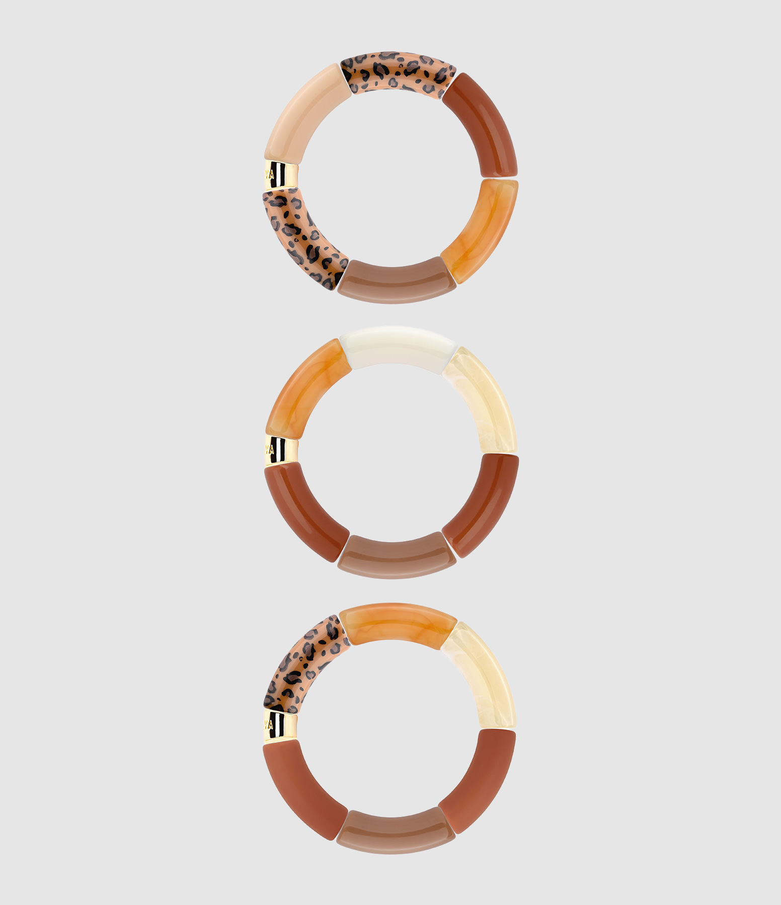 Bracelets Trio Caracal Imprimé Animal