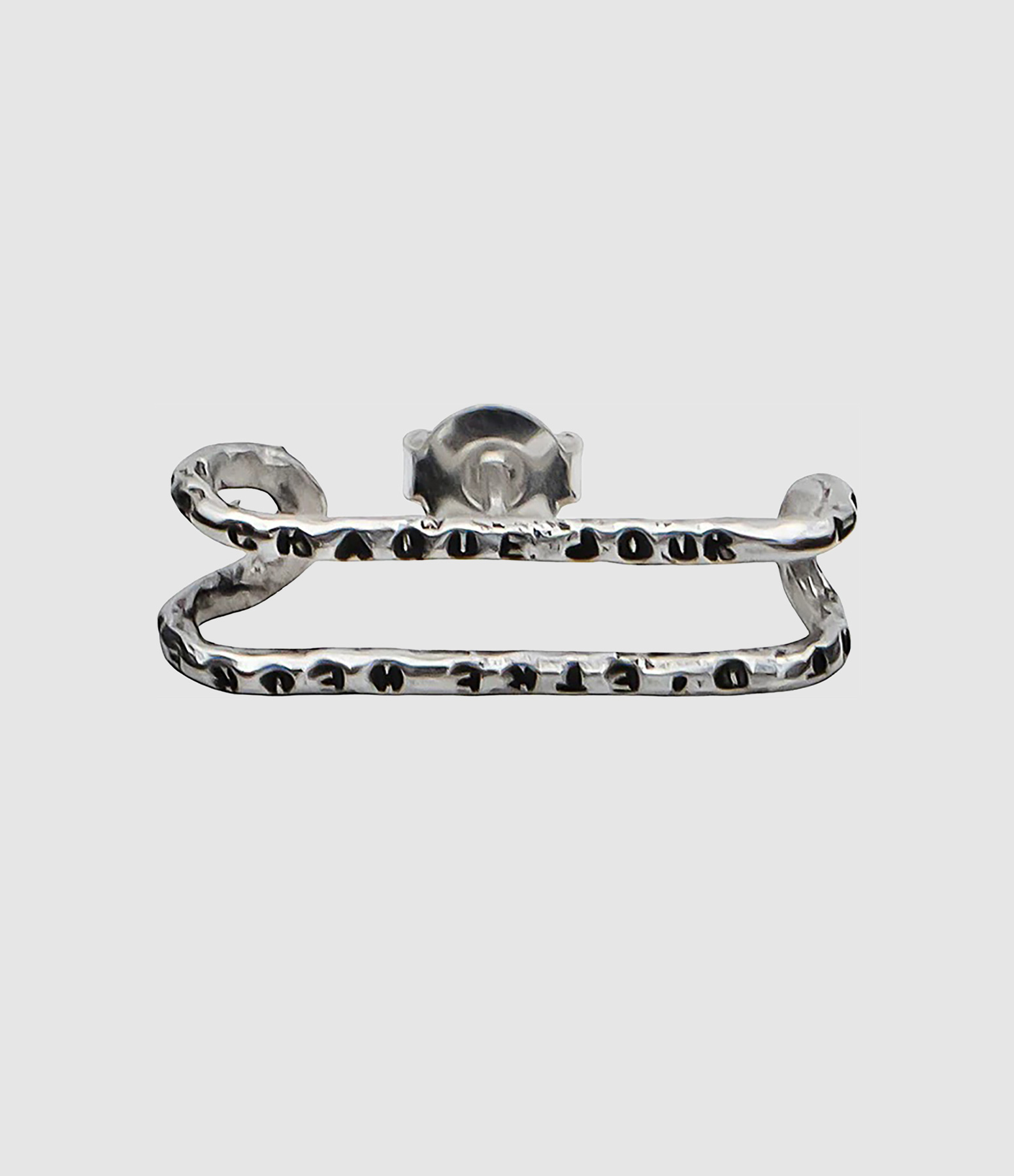 Boucle d'oreille Serment Argent (vendue à  l'unité)