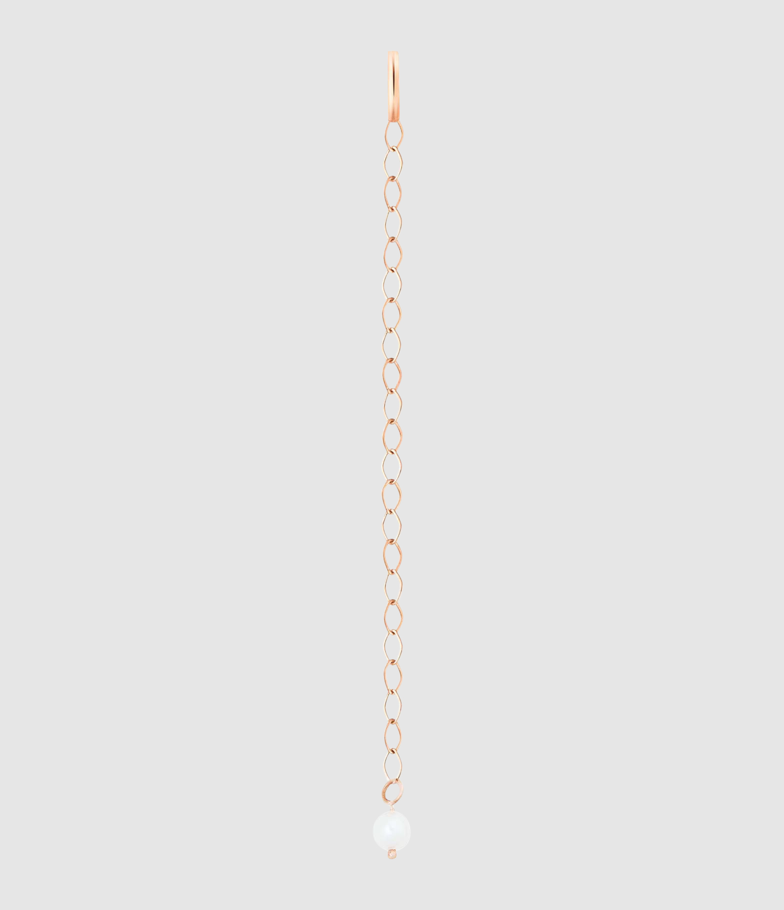 Pendentif Fusion Perle Or Rose 5 cm