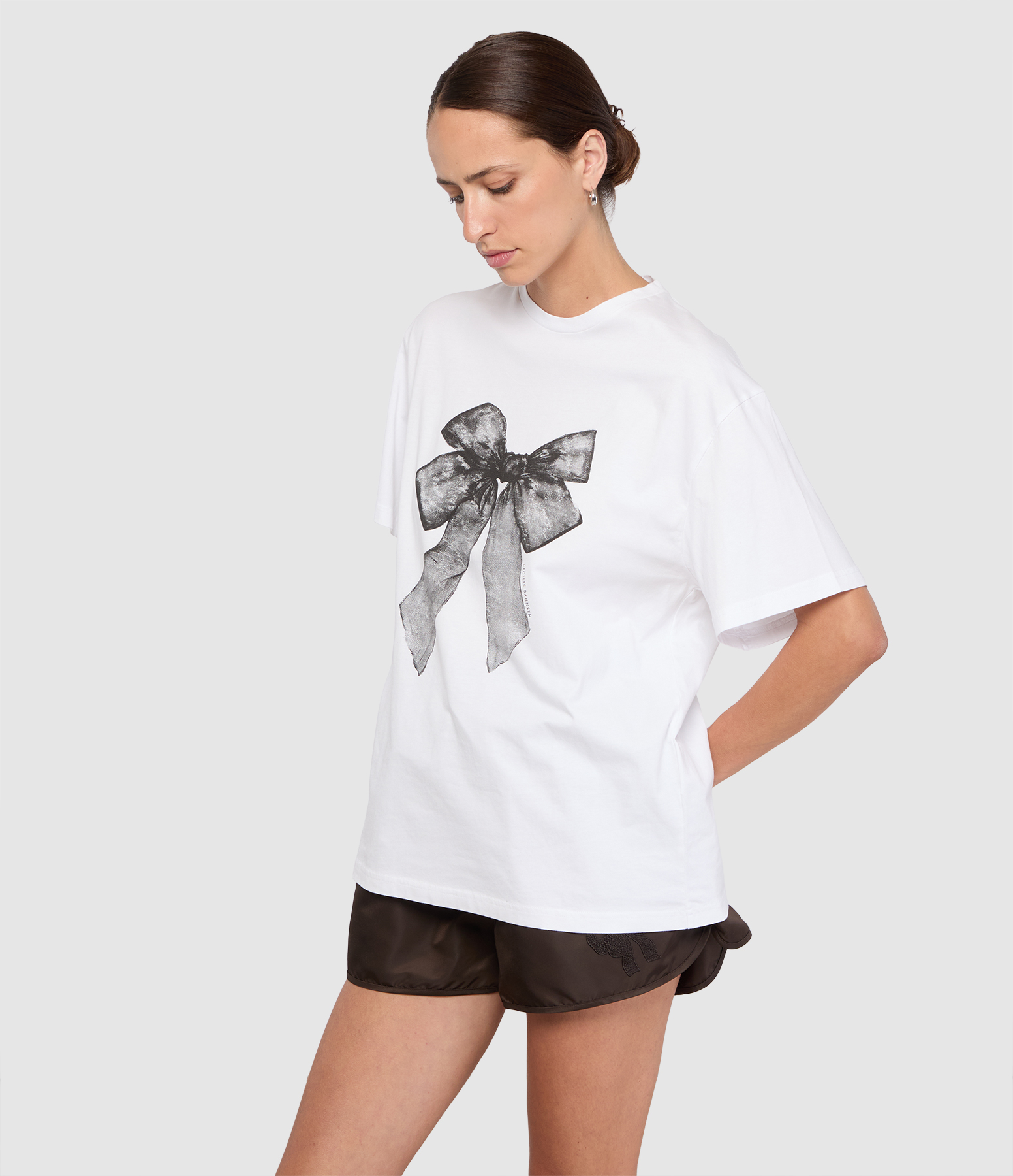 T Shirt Dorothy White Black