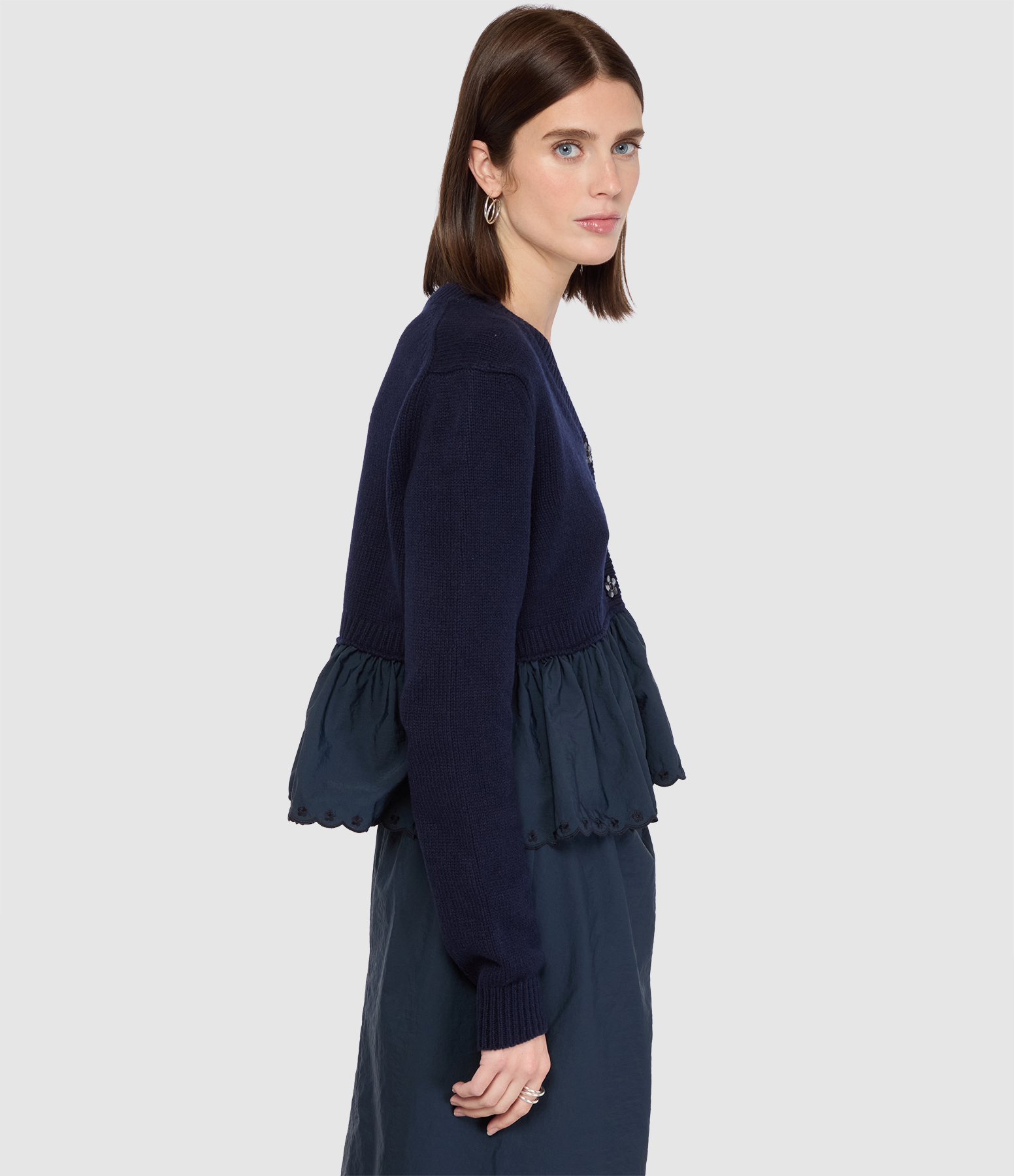 Cardigan Fubo Classic Cashmere Navy