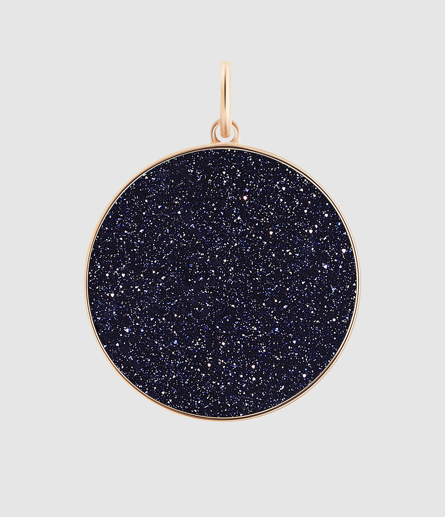 Pendentif Jumbo Ever Blue Sandstone Or Rose