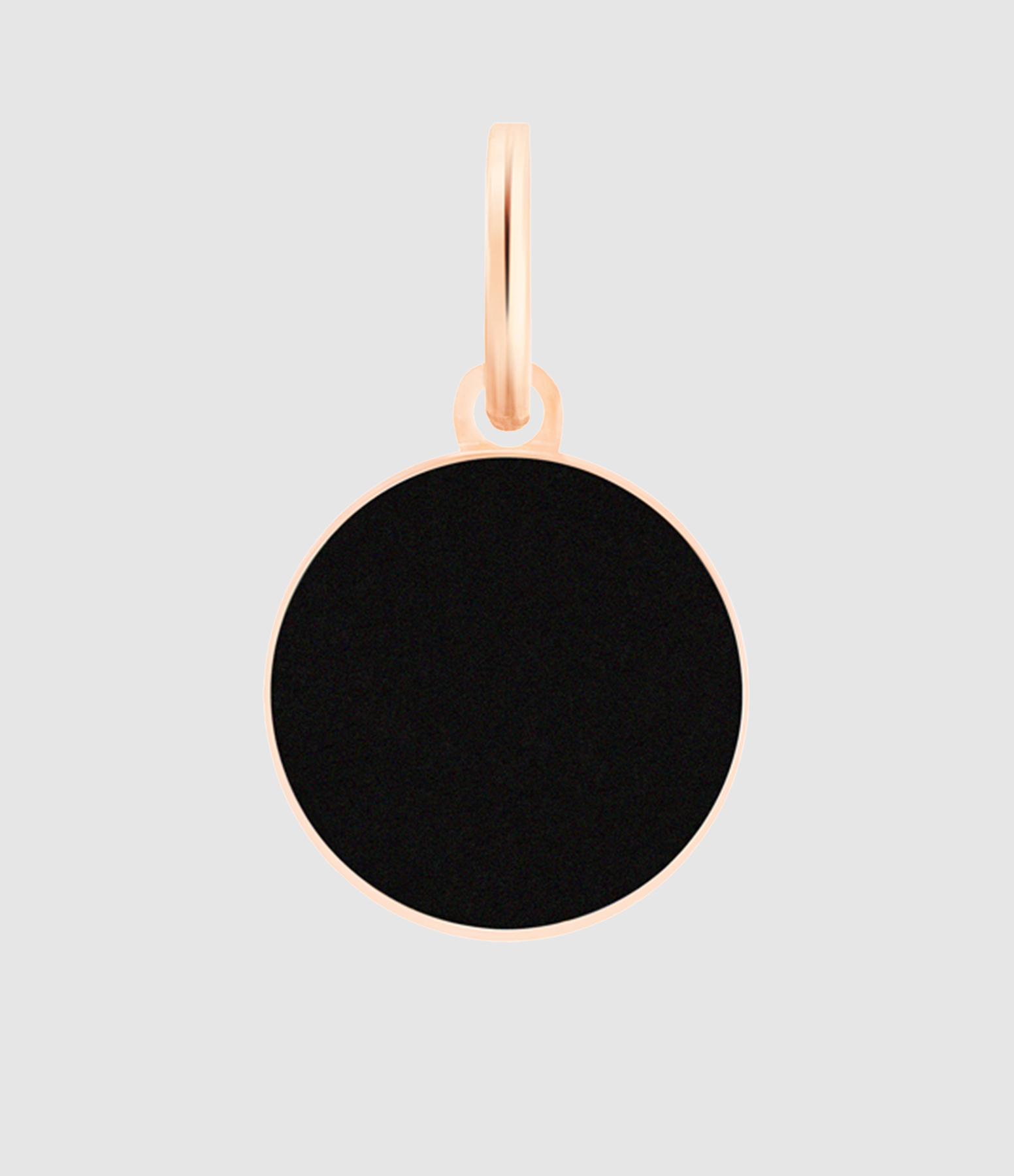 Pendentif Ever Mini Onyx Or Rose