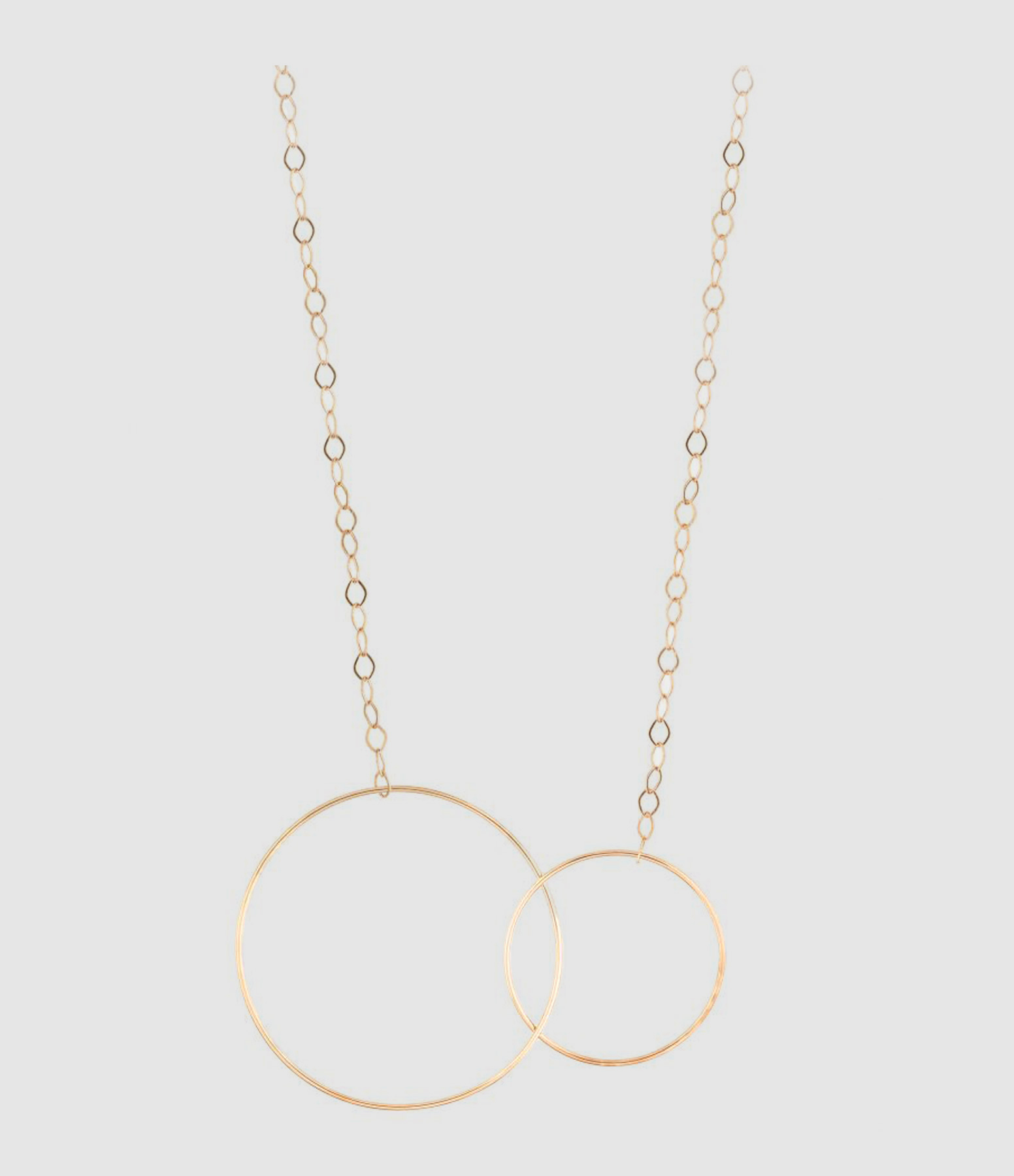 Collier Cirlces Fusion Or Rose