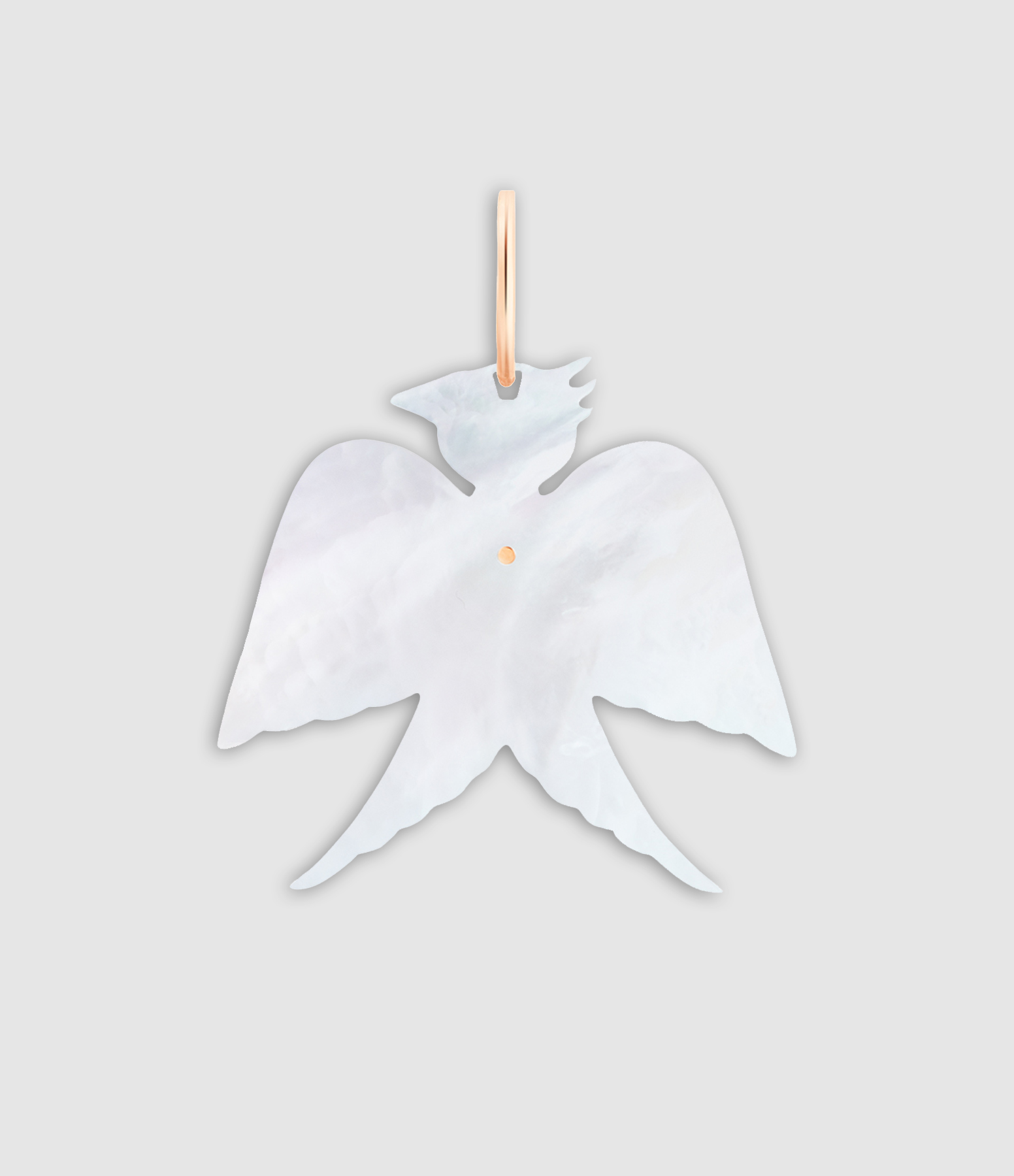 Pendentif Mini Georgia Nacre Or Rose