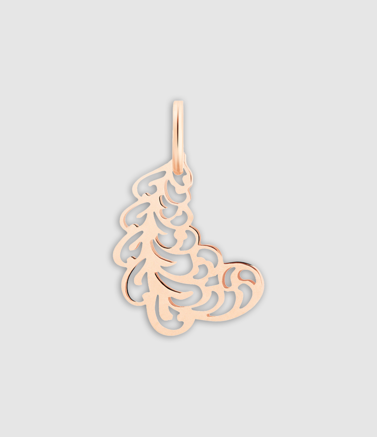 Pendentif Mini Feather Or Rose