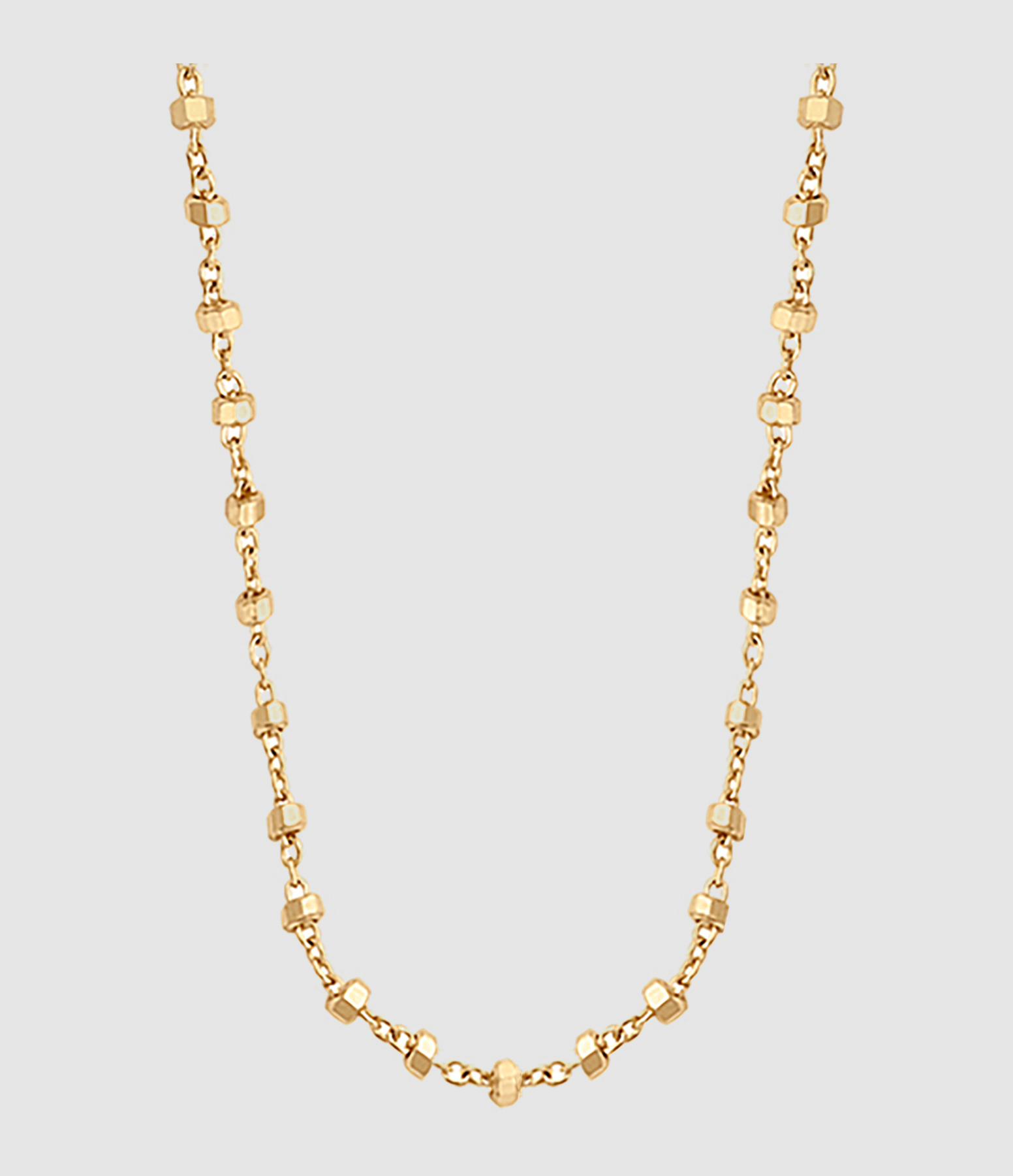 Chaîne Maille Diamantée Or Jaune, 45 cm