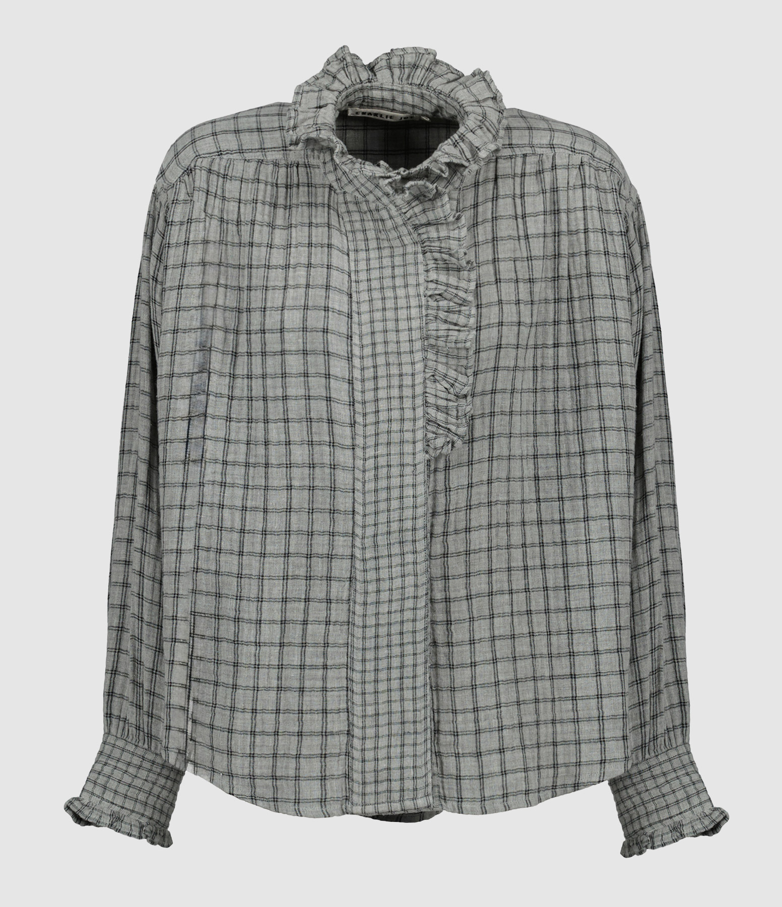 Chemise Mae Carreaux Gris