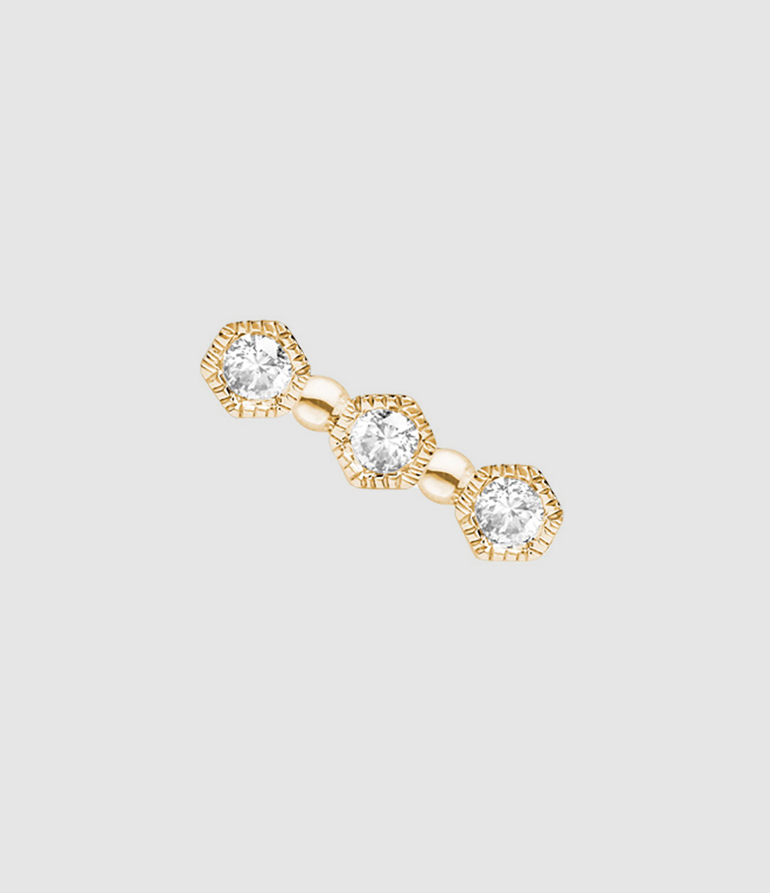 Boucle d'oreille Charmante Diamants (vendue à l'unité)