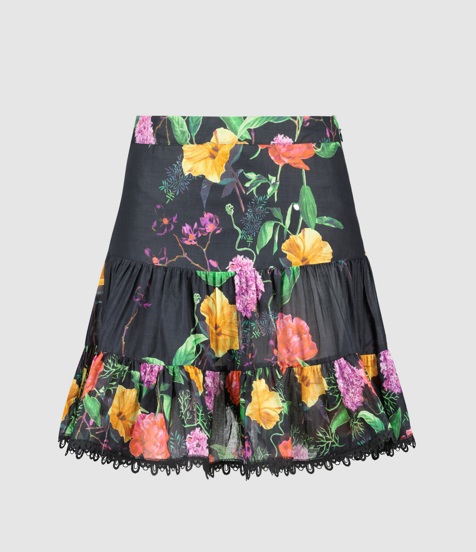 Jupe Courte Argy Fleur Multicolore