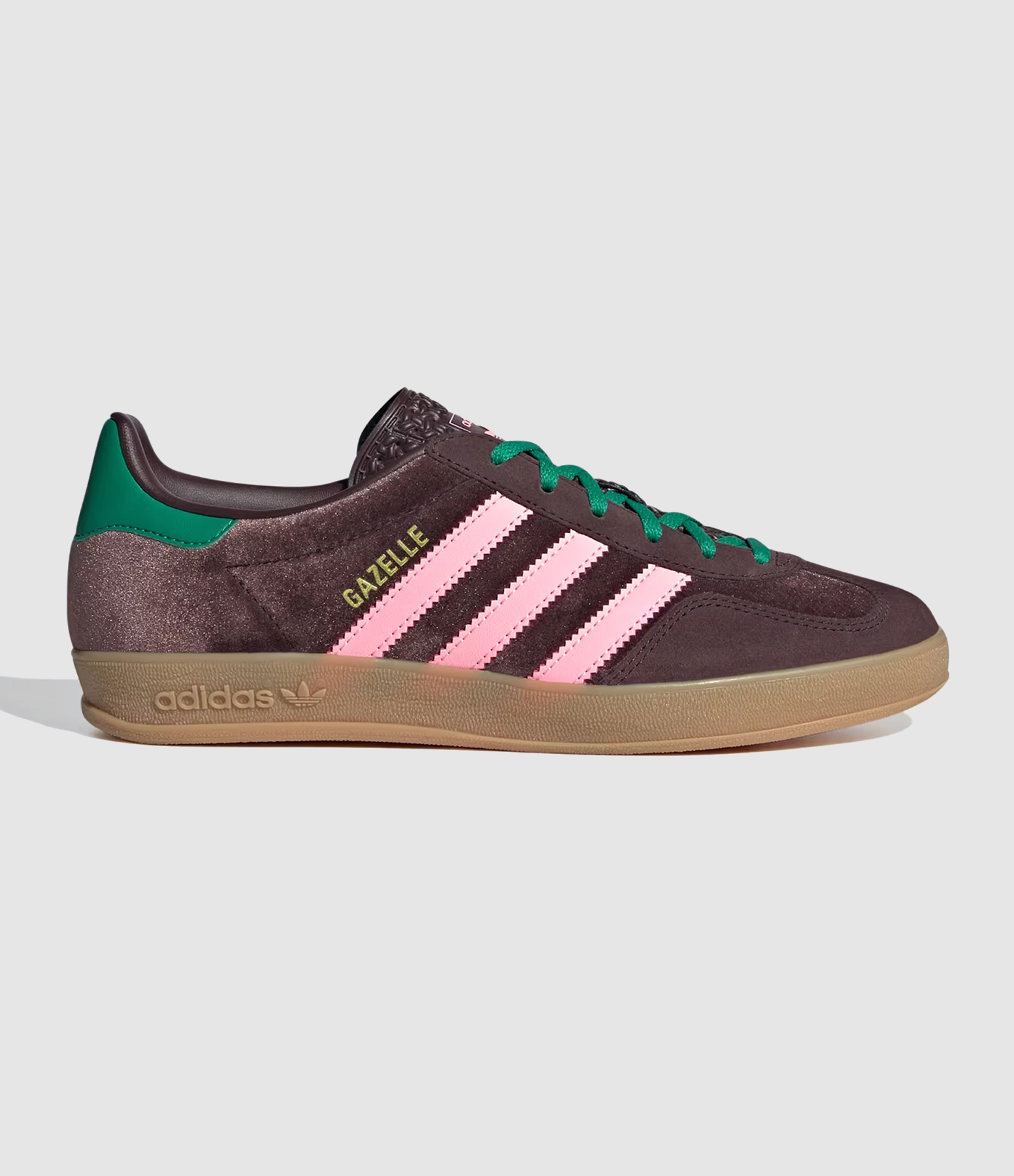 Baskets Gazelle Indoor Marron, Rose, Vert