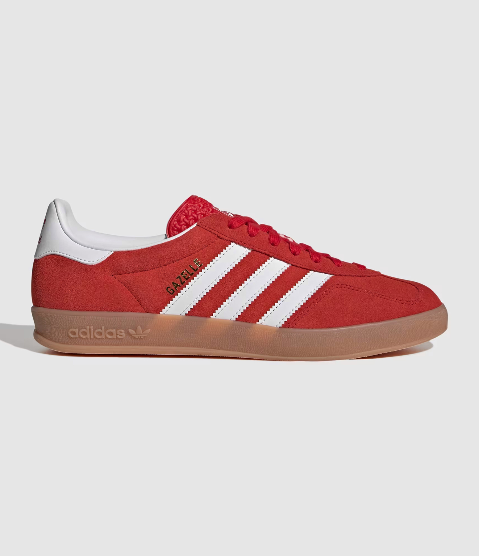Baskets Gazelle Indoor Rouge, Blanc, Gomme