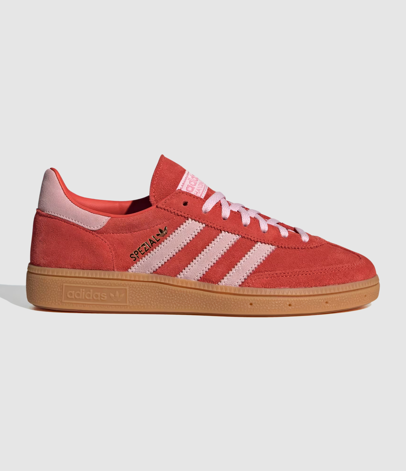 Baskets Handball Spezial Rouge, Rose, Gomme