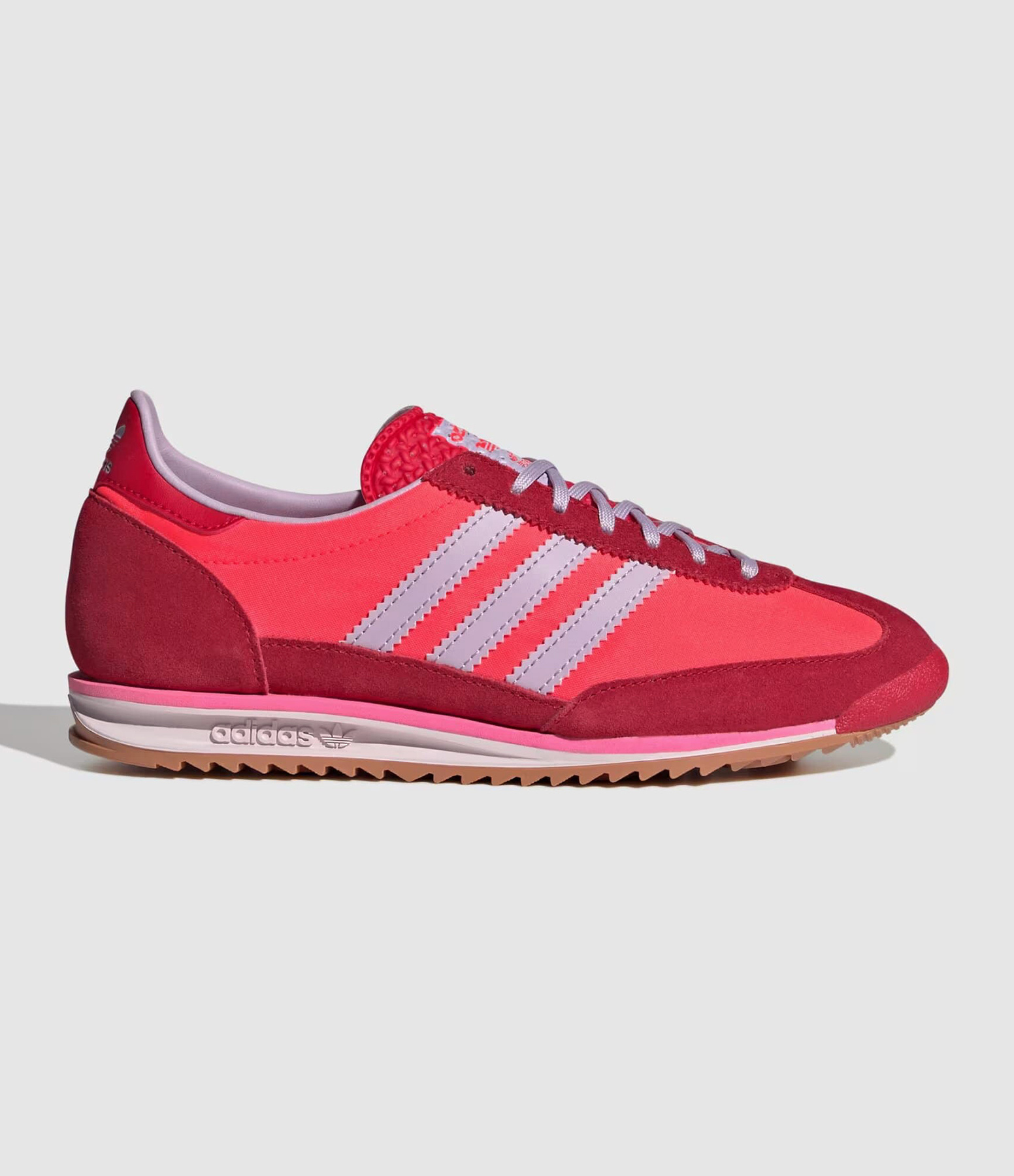 Baskets SL72 OG Rouge, Lavande Pâle, Fluo