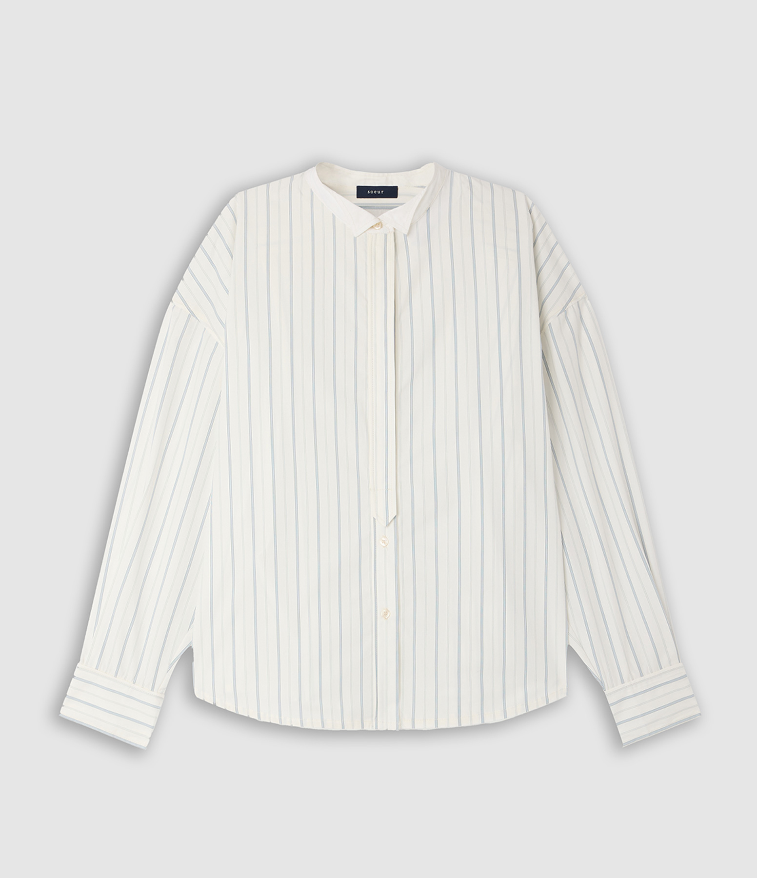 Chemise Idesia Ecru Bleu