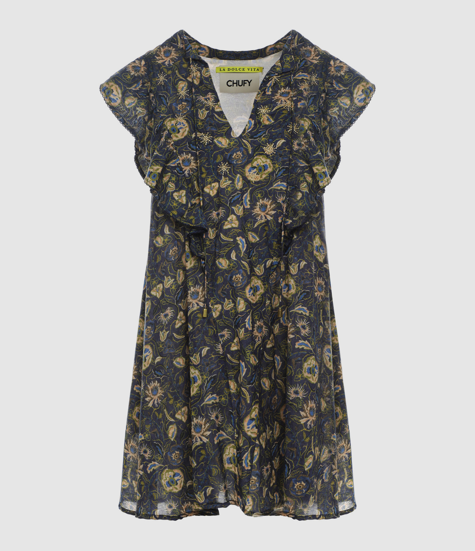 Robe Mona Coton Imprimé Amalfi