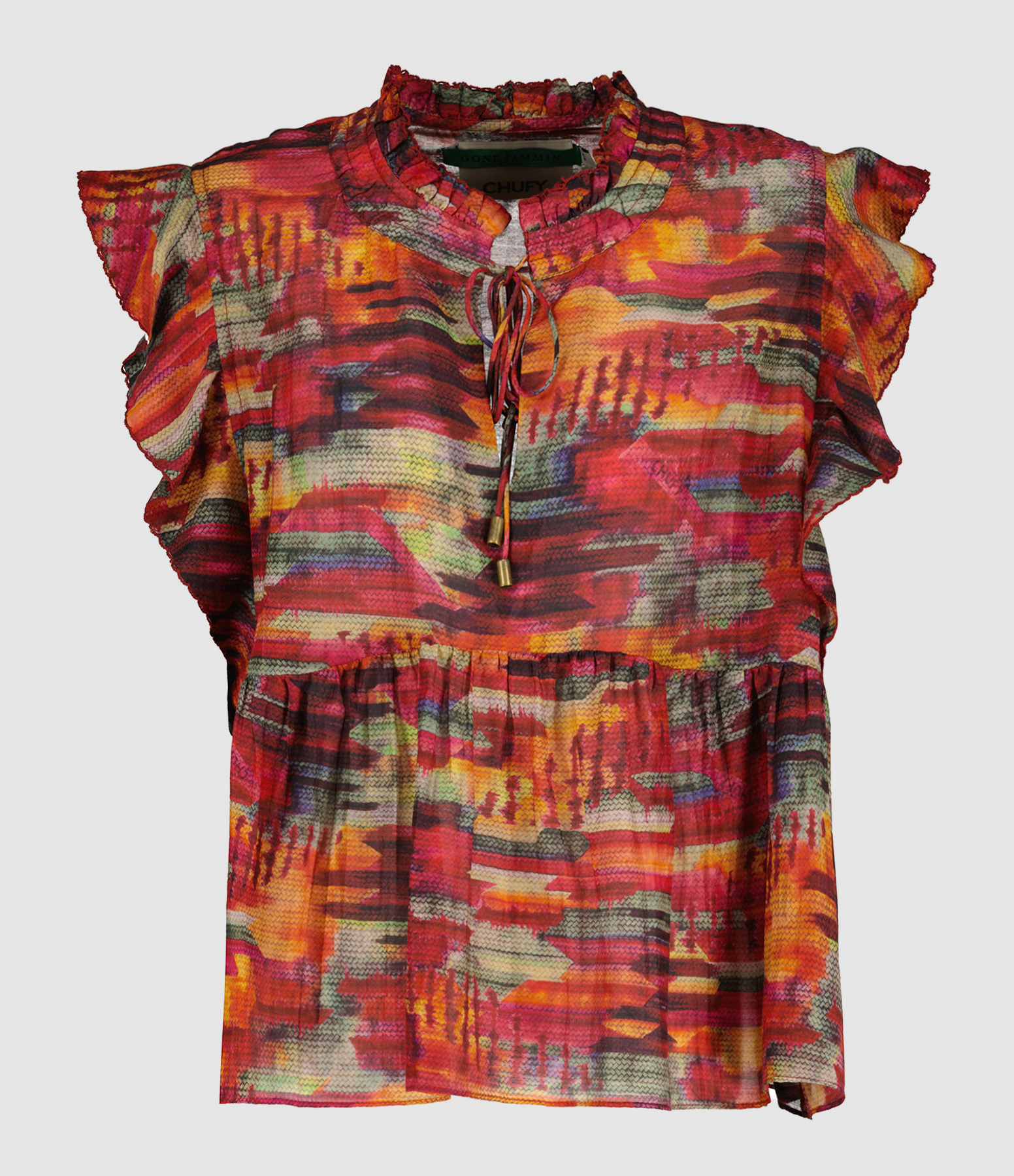 Top Ellis Coton Rouge