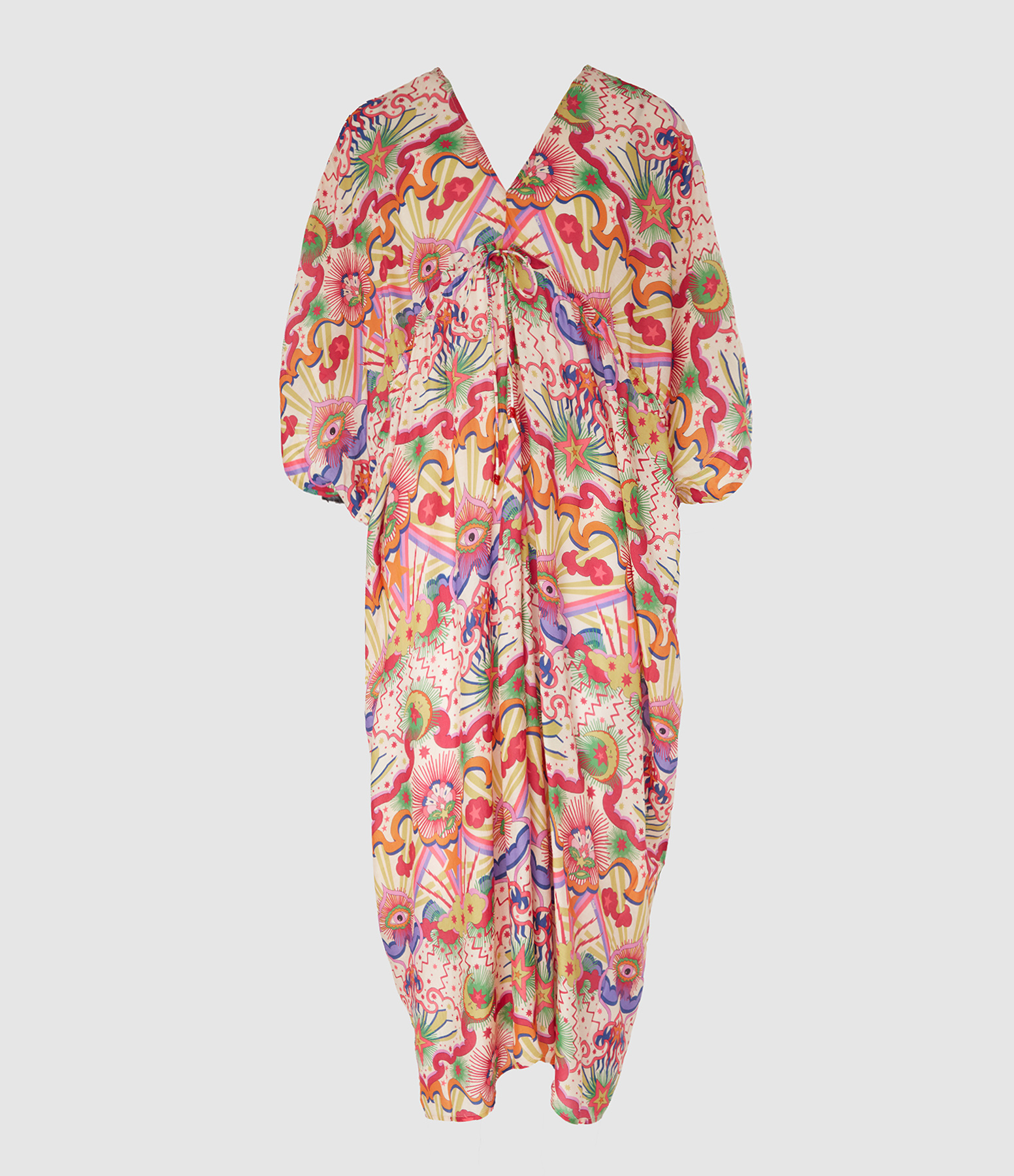 Robe Longue Stella Maxi Trippy Cream