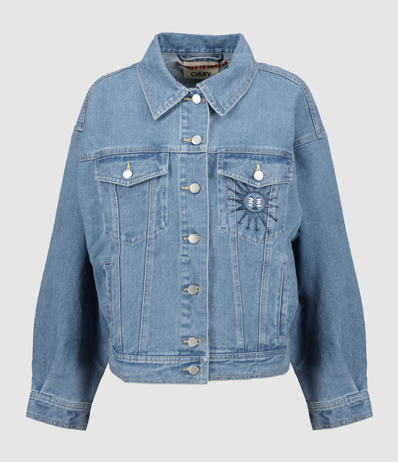 Veste Denim Brodée Sundance Indigo