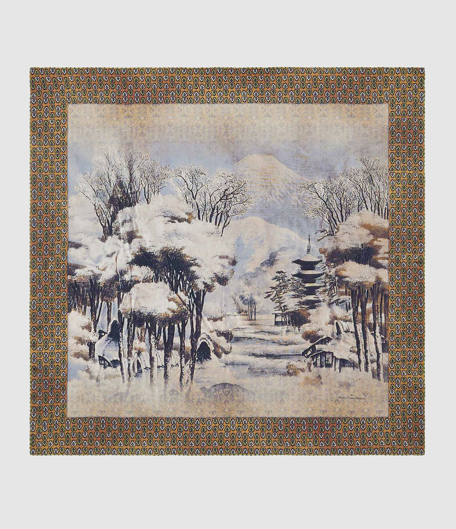 Foulard Cialda Soie 90x90 Multicolore
