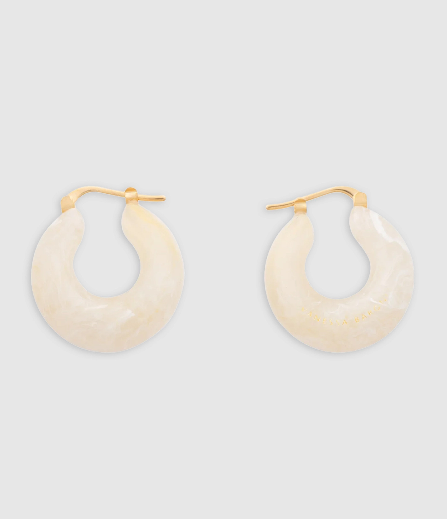 Boucles d'oreilles Circlet Pearl Marble