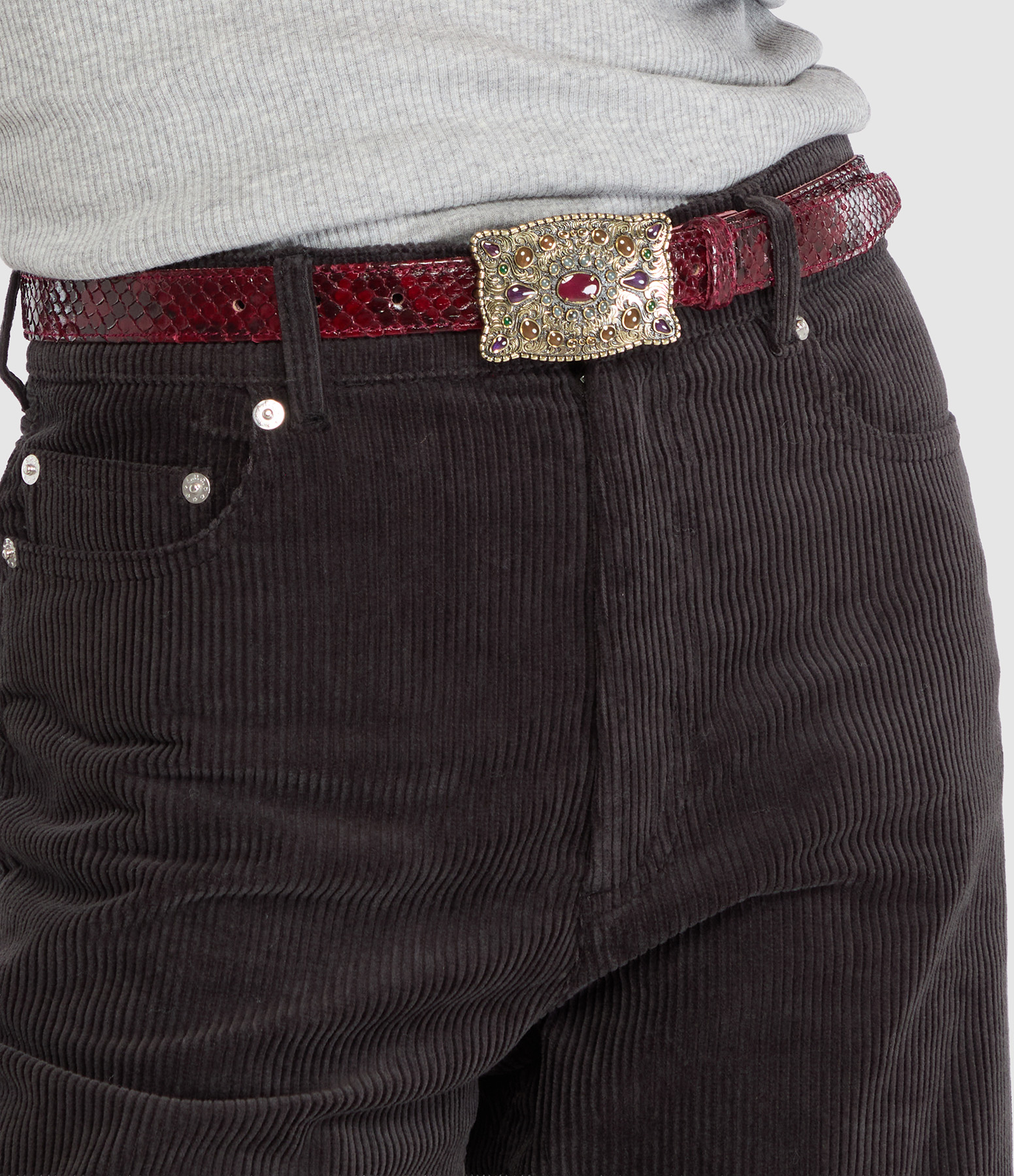 Ceinture Baby Burgundy