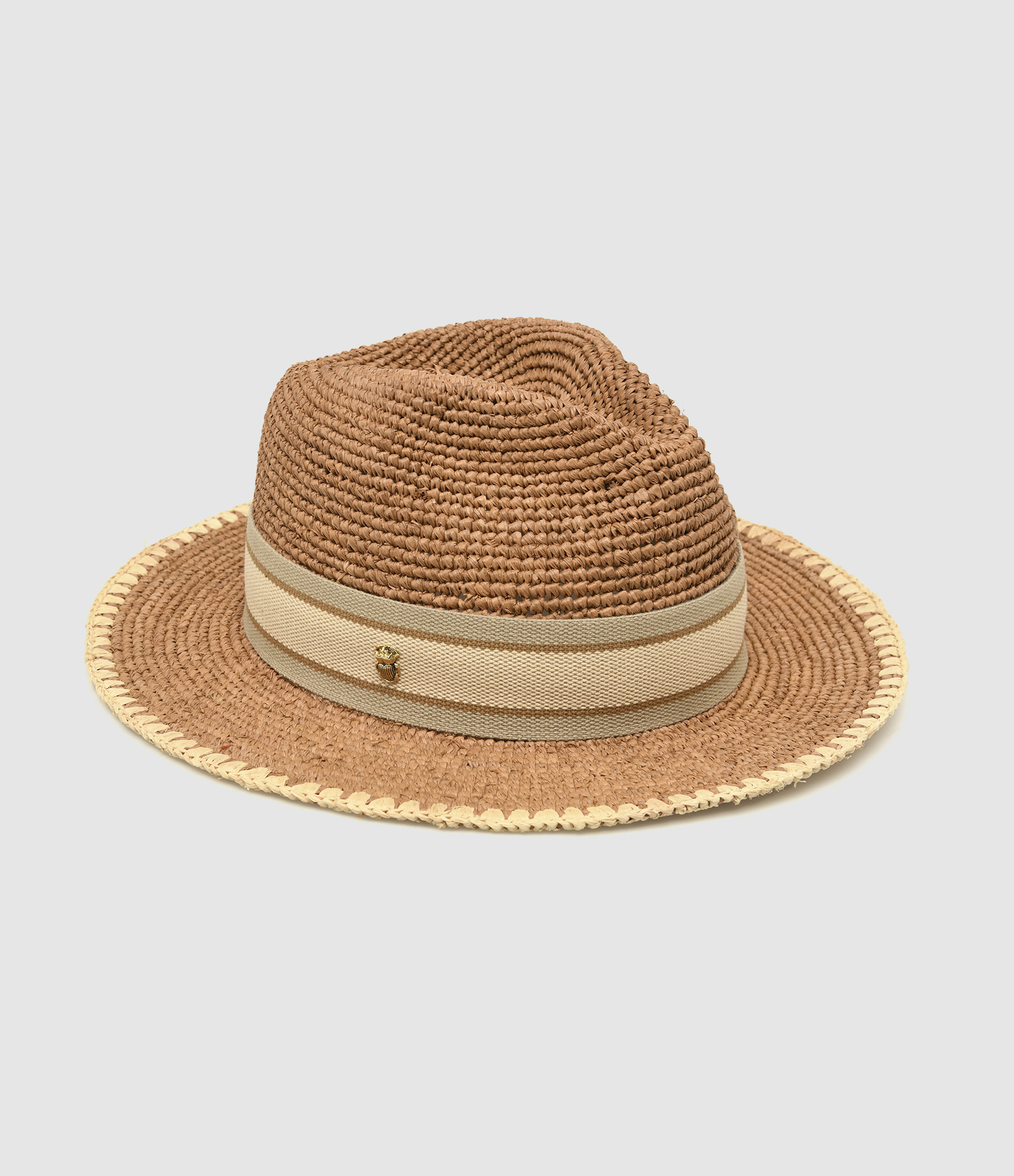 Chapeau Fedora Raphia Off White