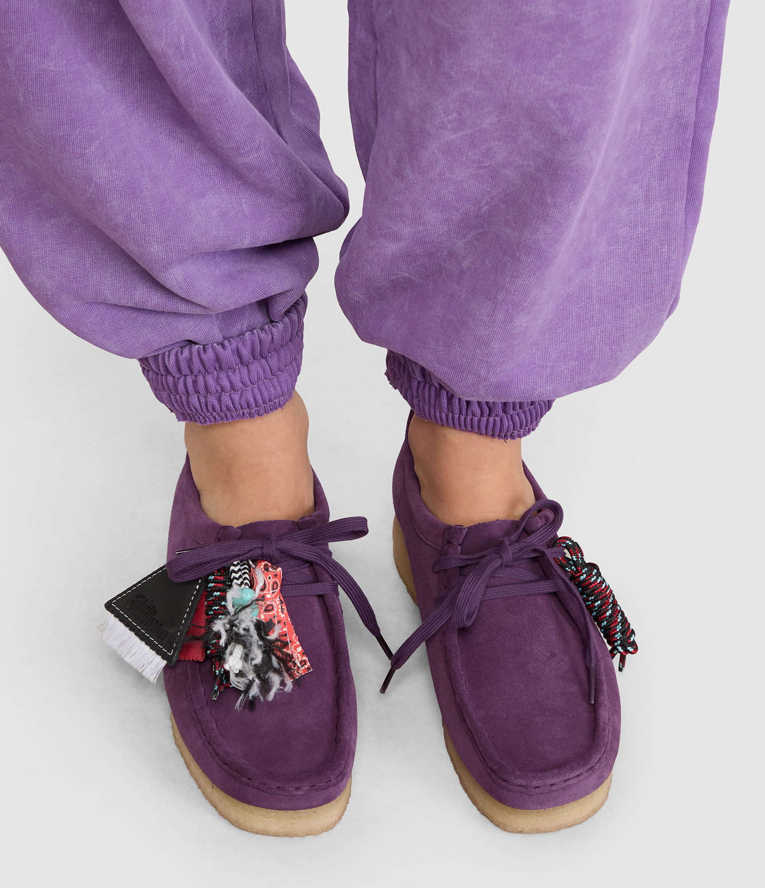 Mocassins Wallabee Damson Suede