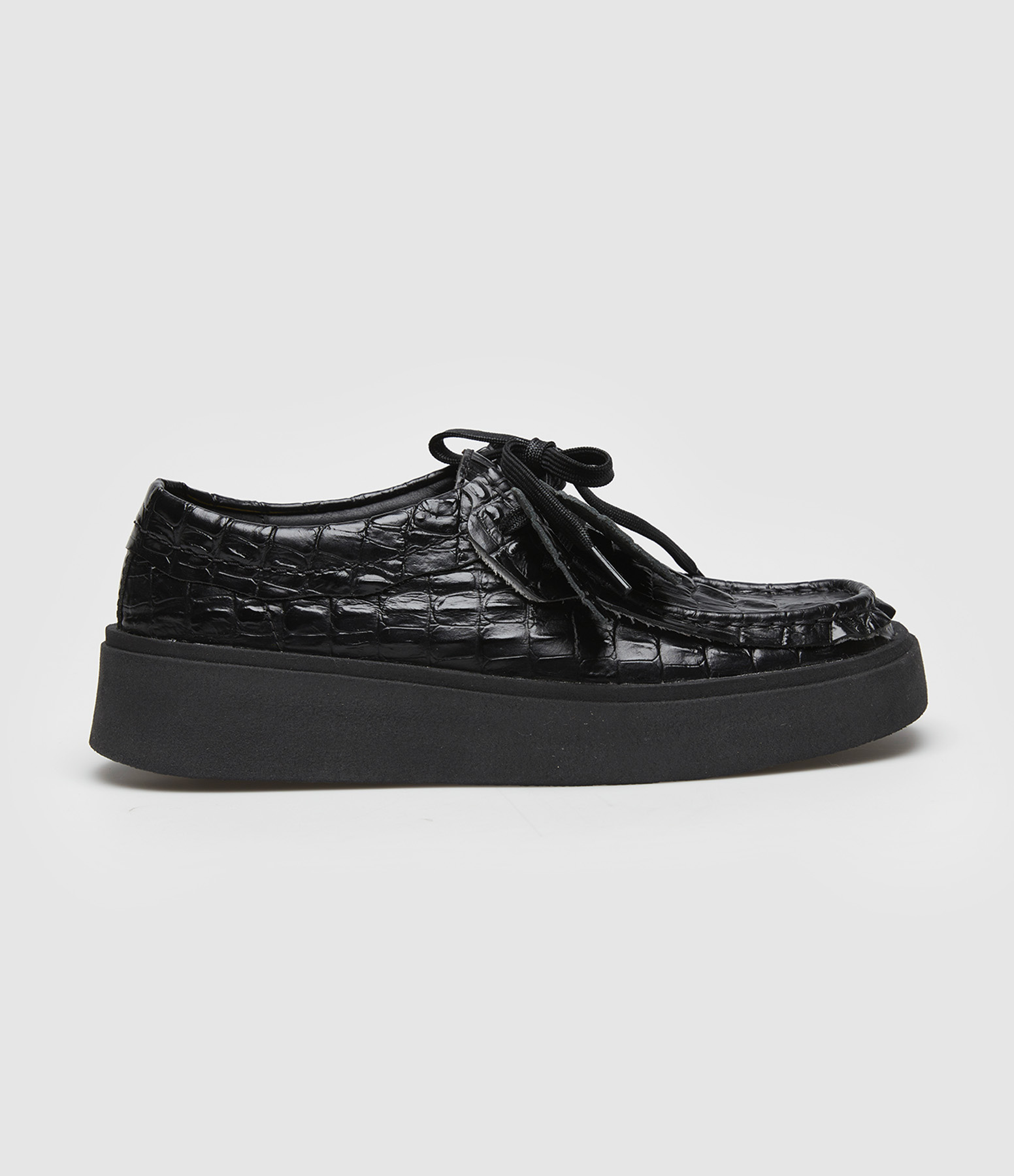 Mocassins CUR Torview W Black Leather, Collaboration Clarks x Martine Rose