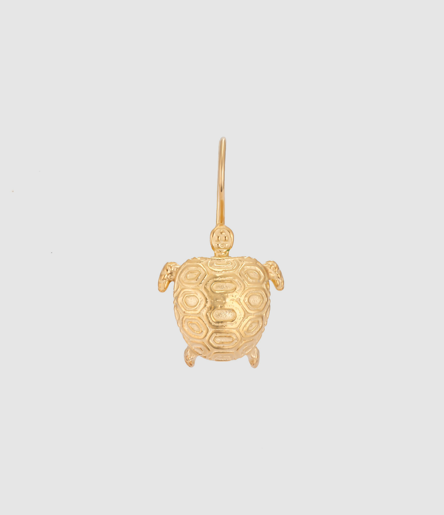 Boucle d'oreille Cleo Tortue Doré (vendue à l'unité)