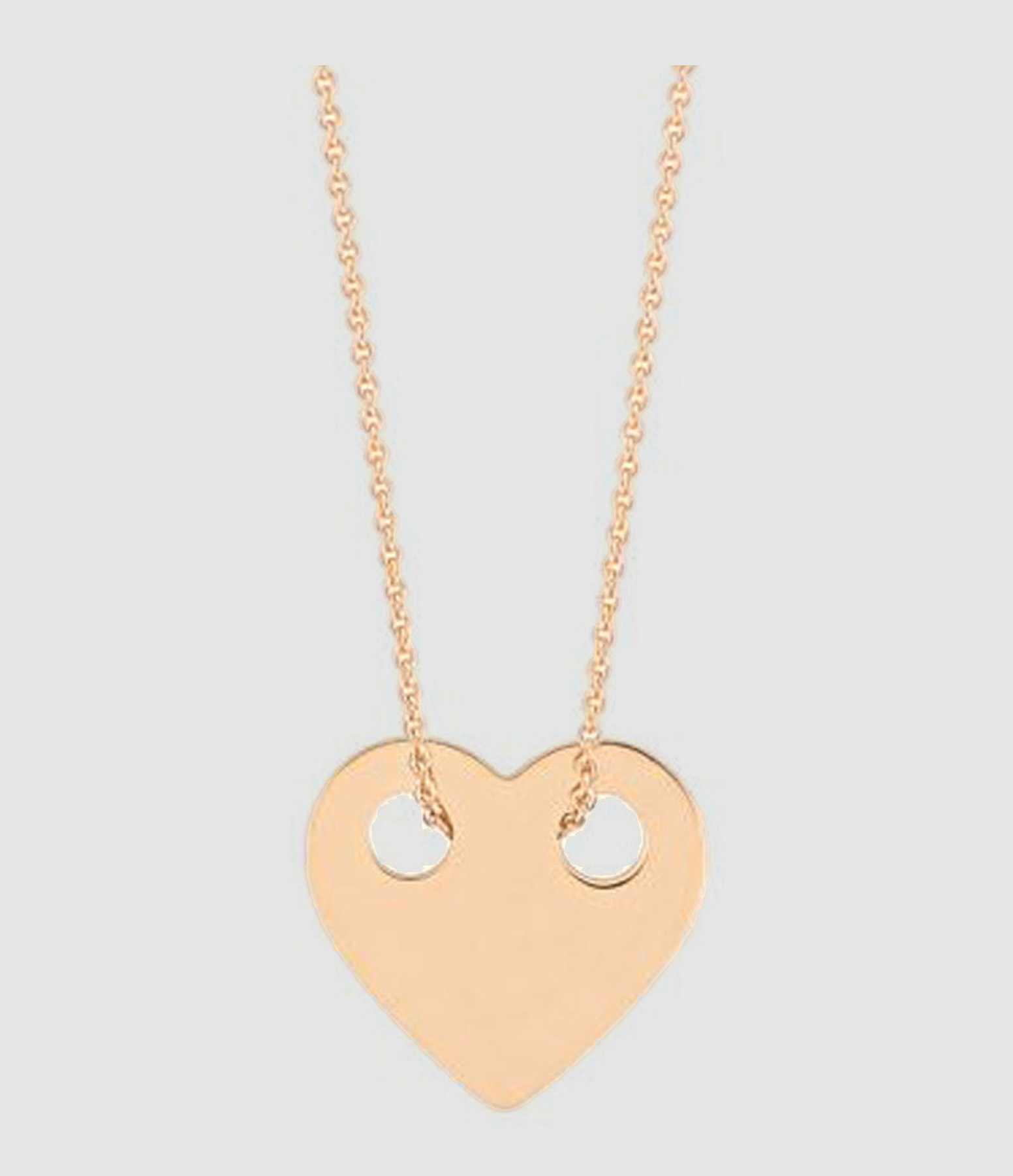 Collier Mini Cœur Or Rose