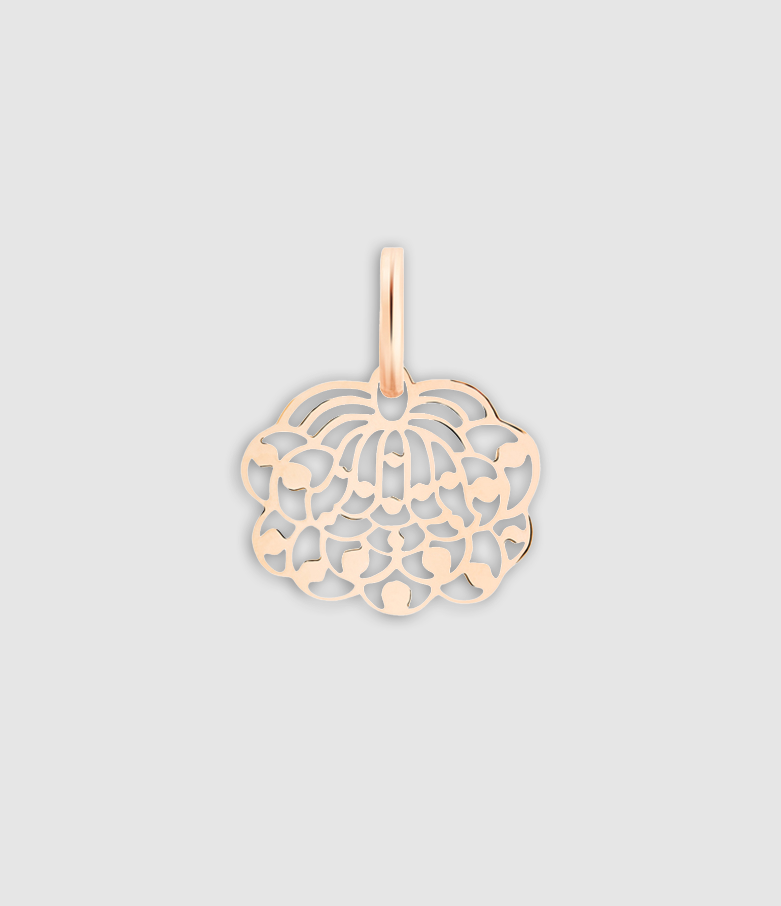 Pendentif Mini Lotus Or Rose