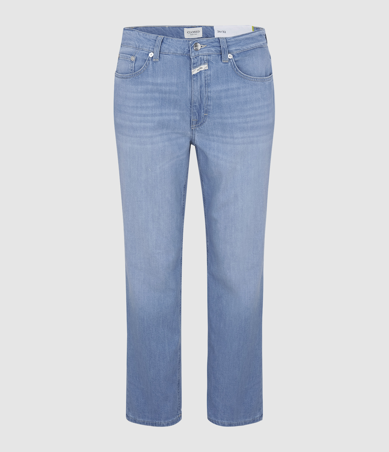 Jean Milo With Slit Light Blue