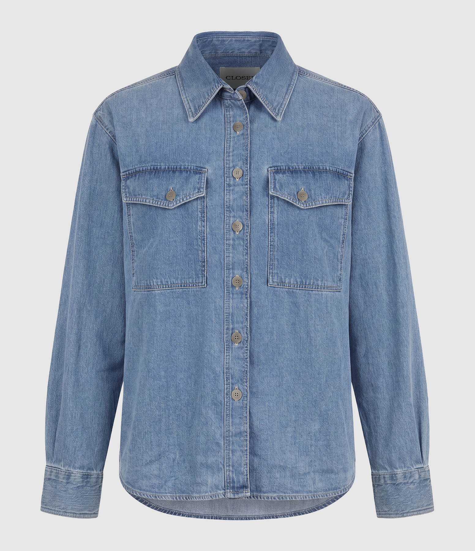 Chemise Overshirt Light Blue