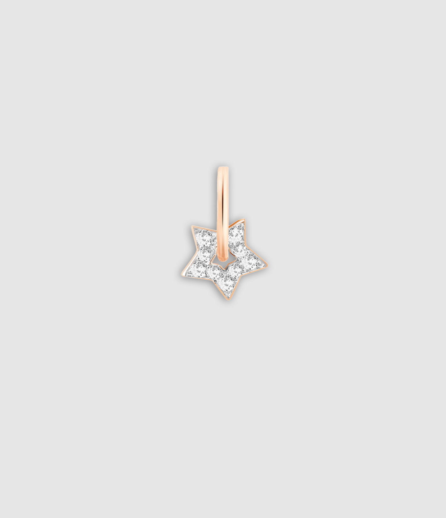 Pendentif Milky Way Or Rose Diamants