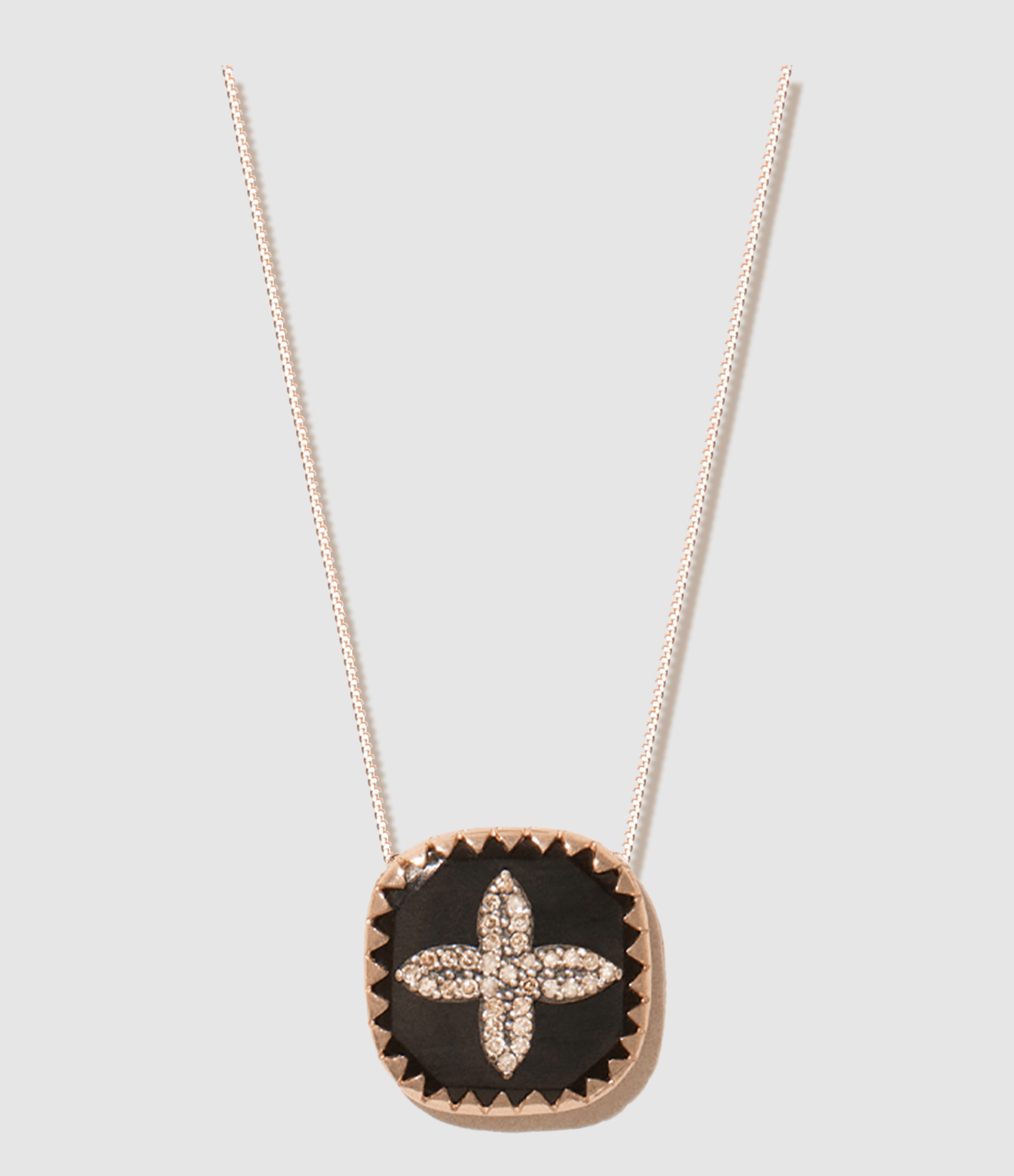 Collier Bowie Diamant Noir
